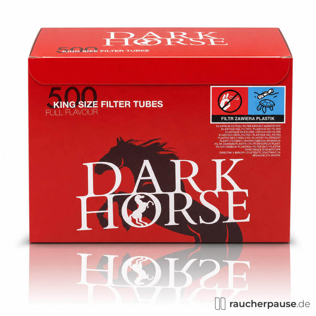 Dark Horse Full Flavour Filterhülsen | 500 Stück