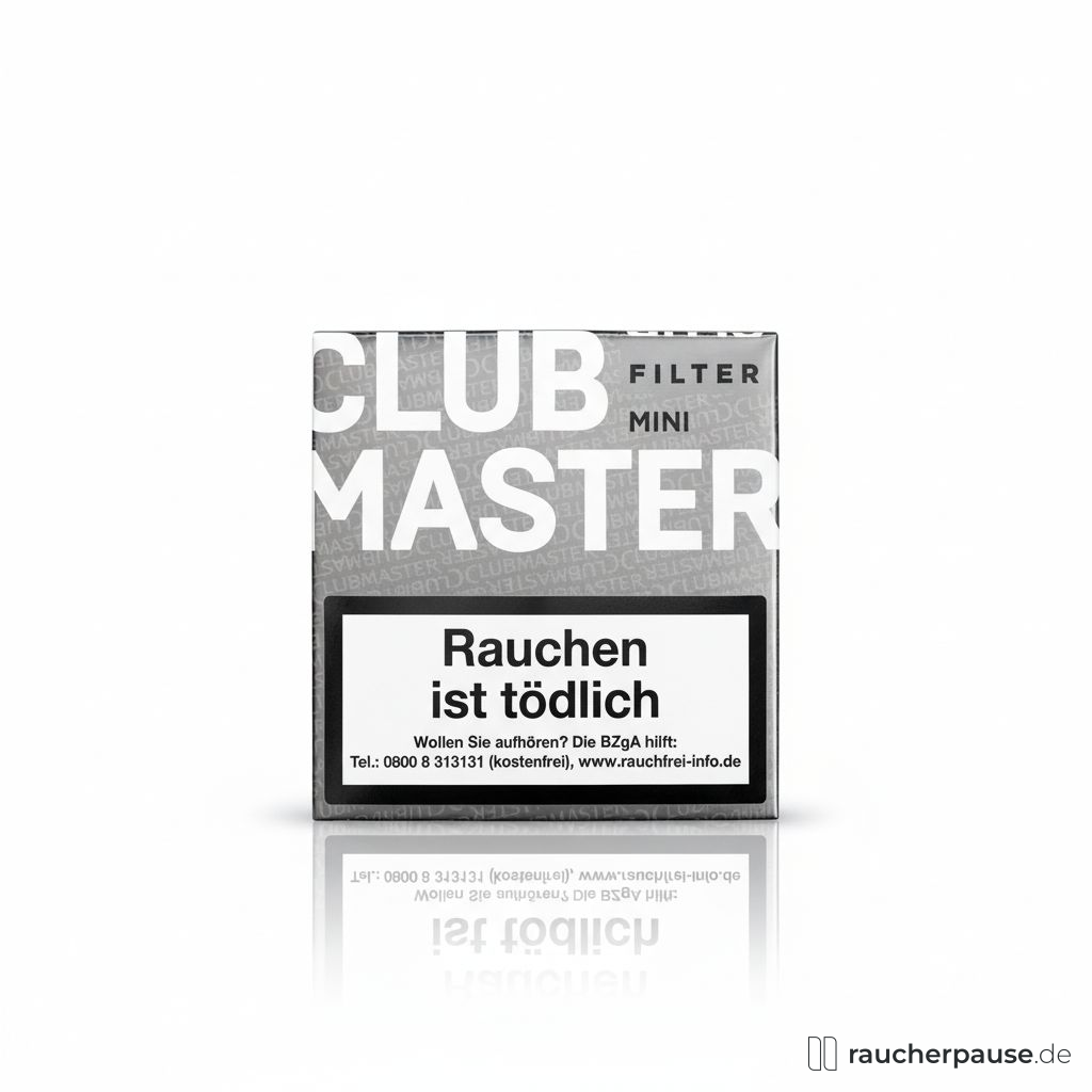 Clubmaster White Mini Filter No. 176 Zigarillos | 20er Pack | Mild & Würzig Clubmaster White Mini Filter No. 176 Zigarillos | 20er Pack | Mild & Würzig