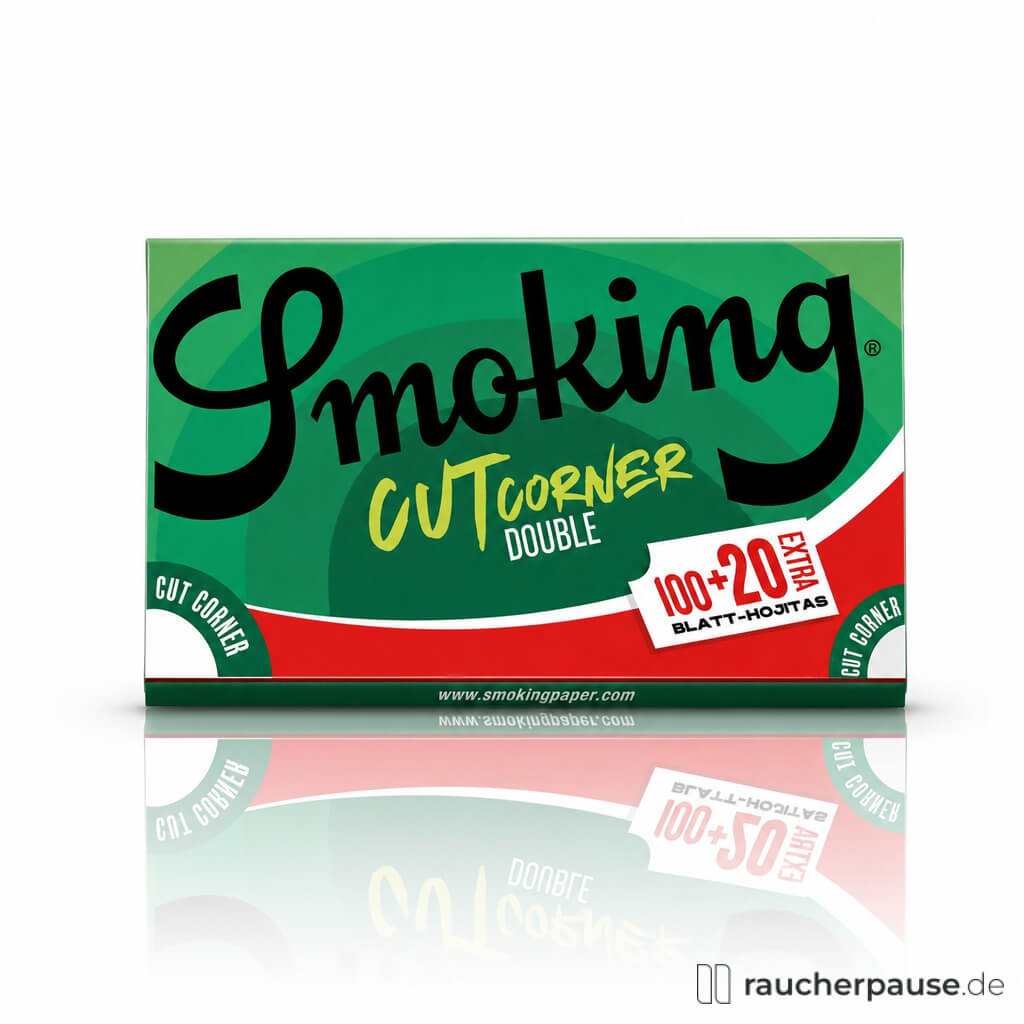 Smoking Blättchen Cut Corner Double Regular 120 Blatt