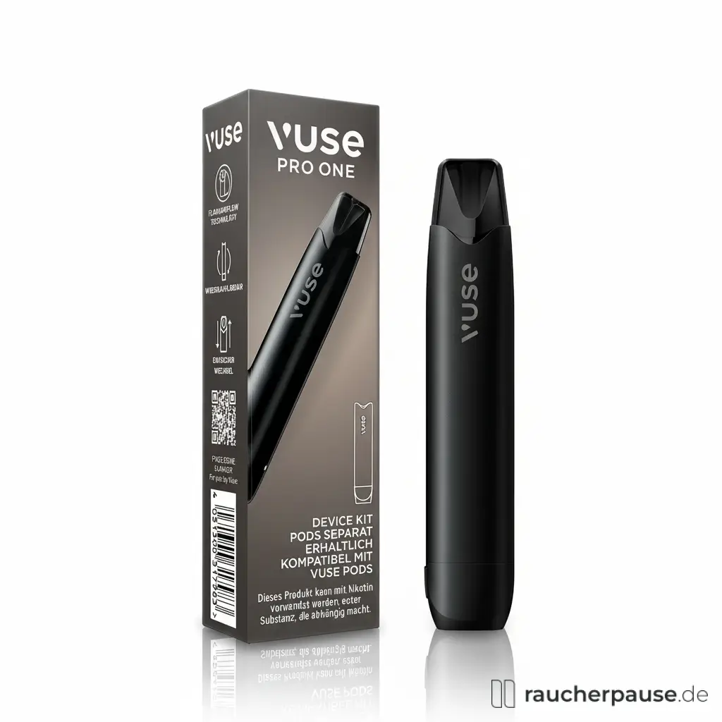Vuse Pro One Kit Schwarz | USBC PowerBoost Vuse Pro One Kit Schwarz | USBC PowerBoost