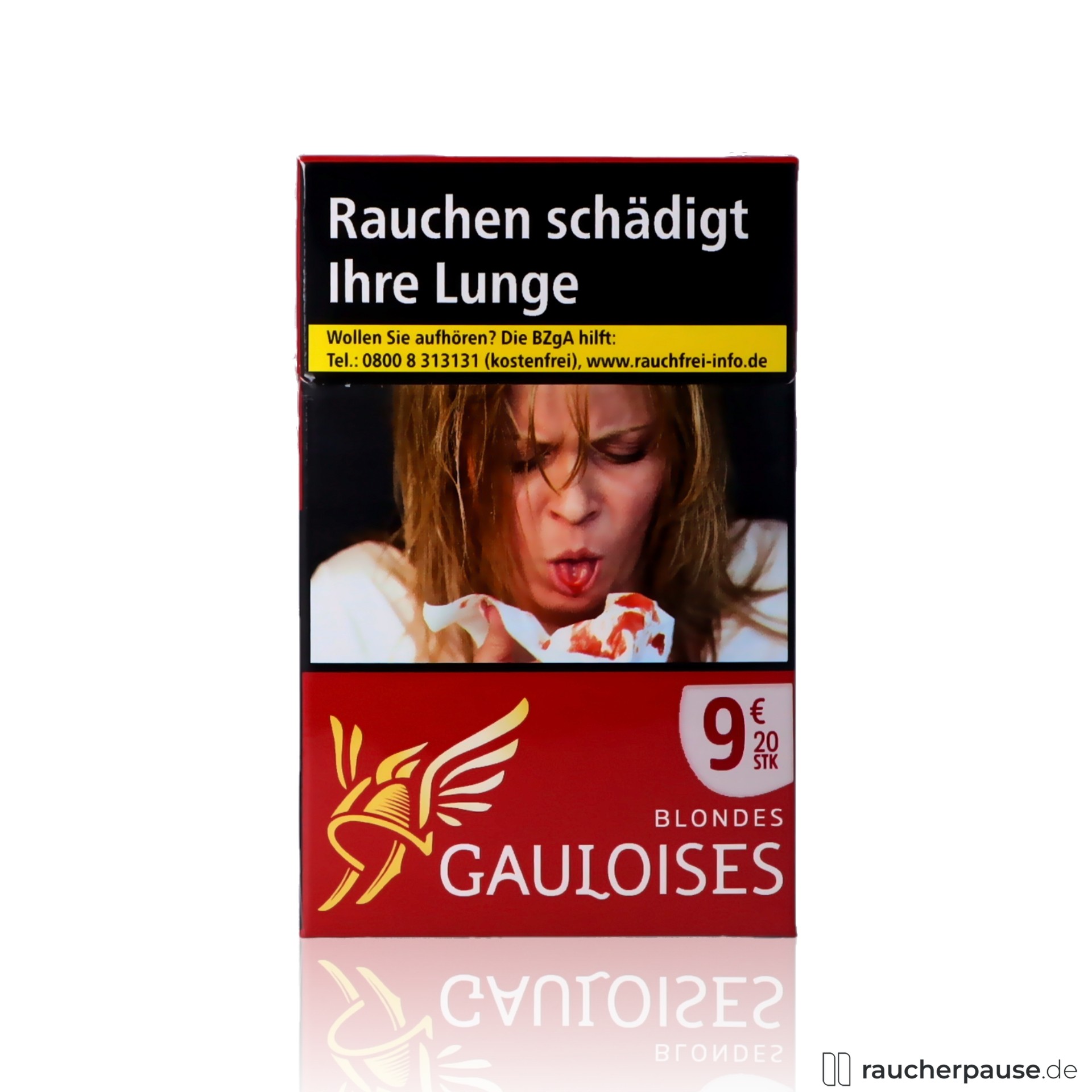 Gauloises Blondes Rot Zigaretten | 20 Stk. pro Packung | Fein-würziges Aroma