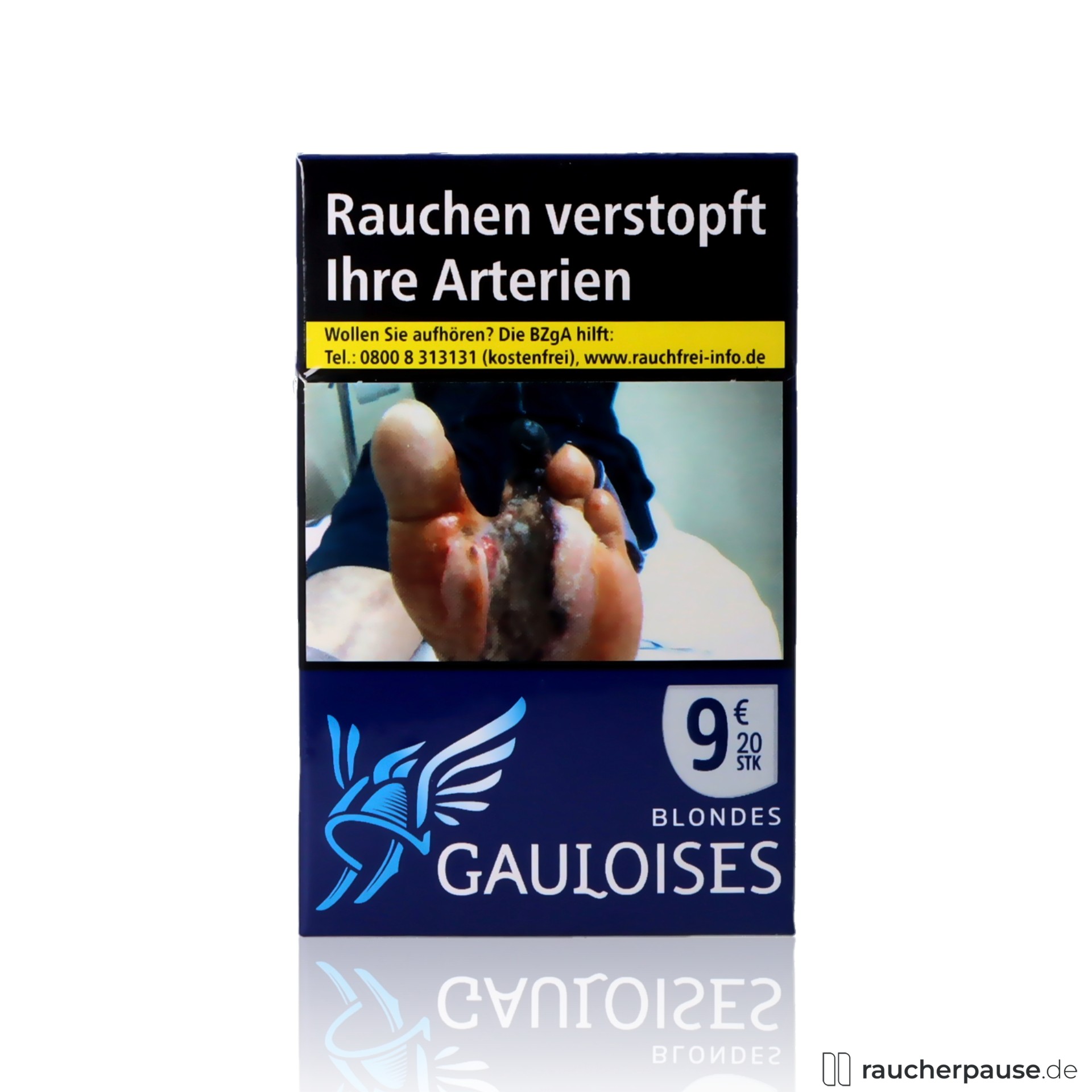 Gauloises Blondes Blau Zigaretten | 20 Stk. pro Packung | Intensiv-würziger Geschmack