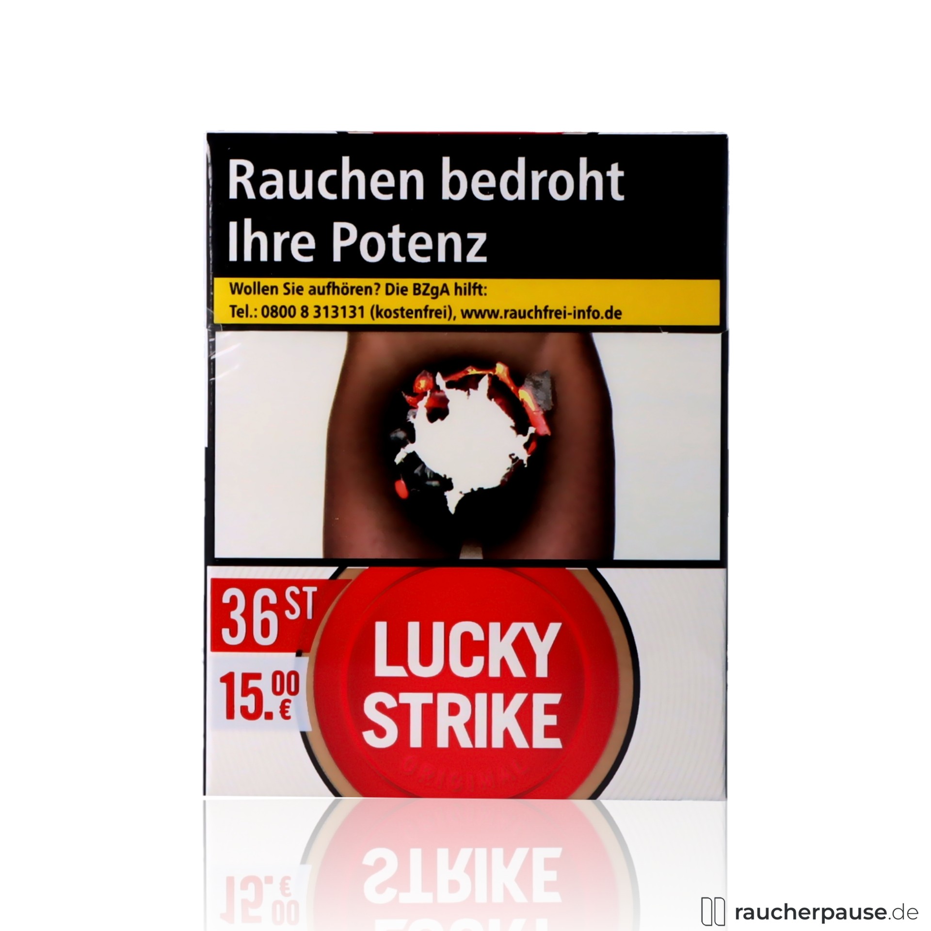 Lucky Strike Original Red King Size Zigaretten | 36 Stk. pro Packung | Intensives Aroma