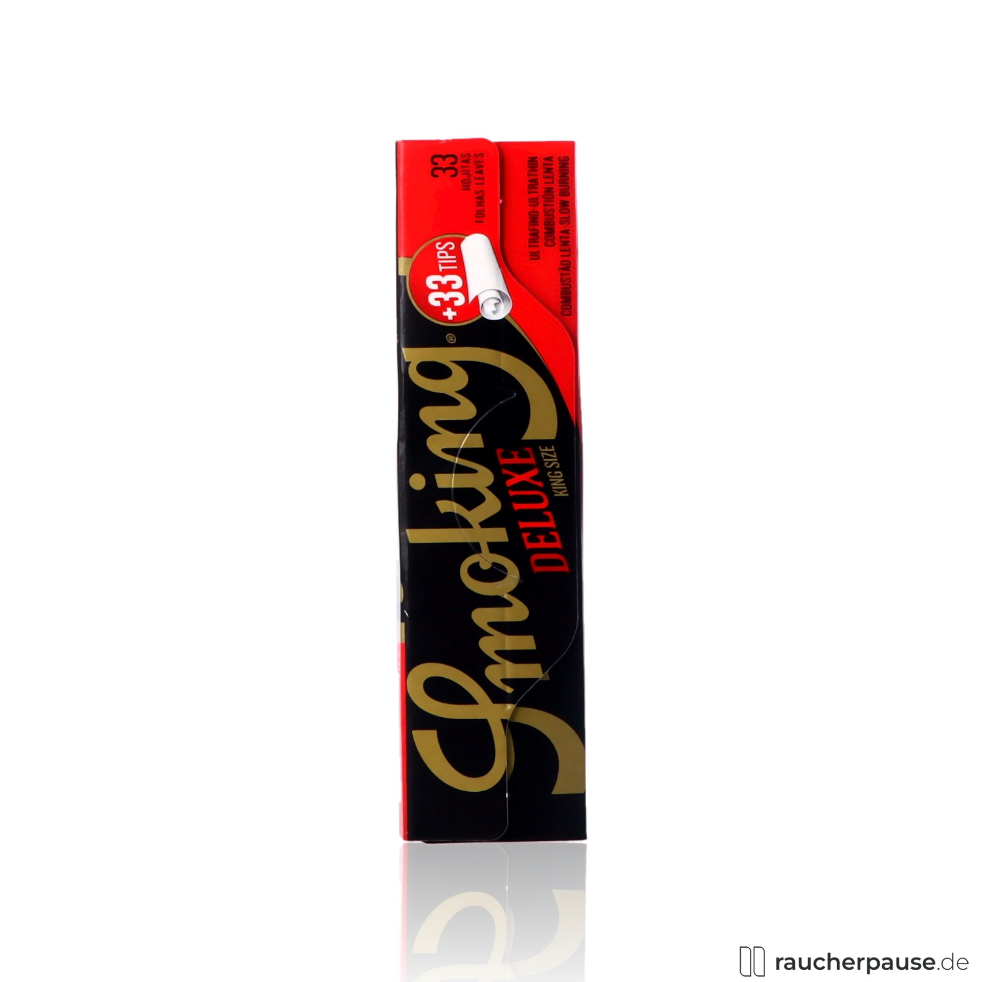 Smoking Deluxe King Size Filter Tips | 33 Stück | Breite 2,5 cm | Perfekt für Selbstdreher
