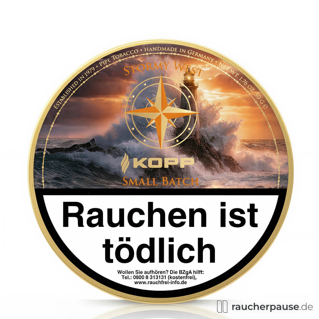 Kopp Tobaccos Small Batch Stormy West Pfeifentabak | 50 g Dose