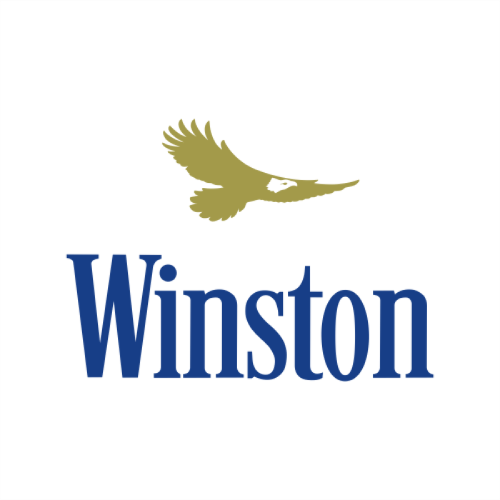 Winston Logo blau mit Seeadler