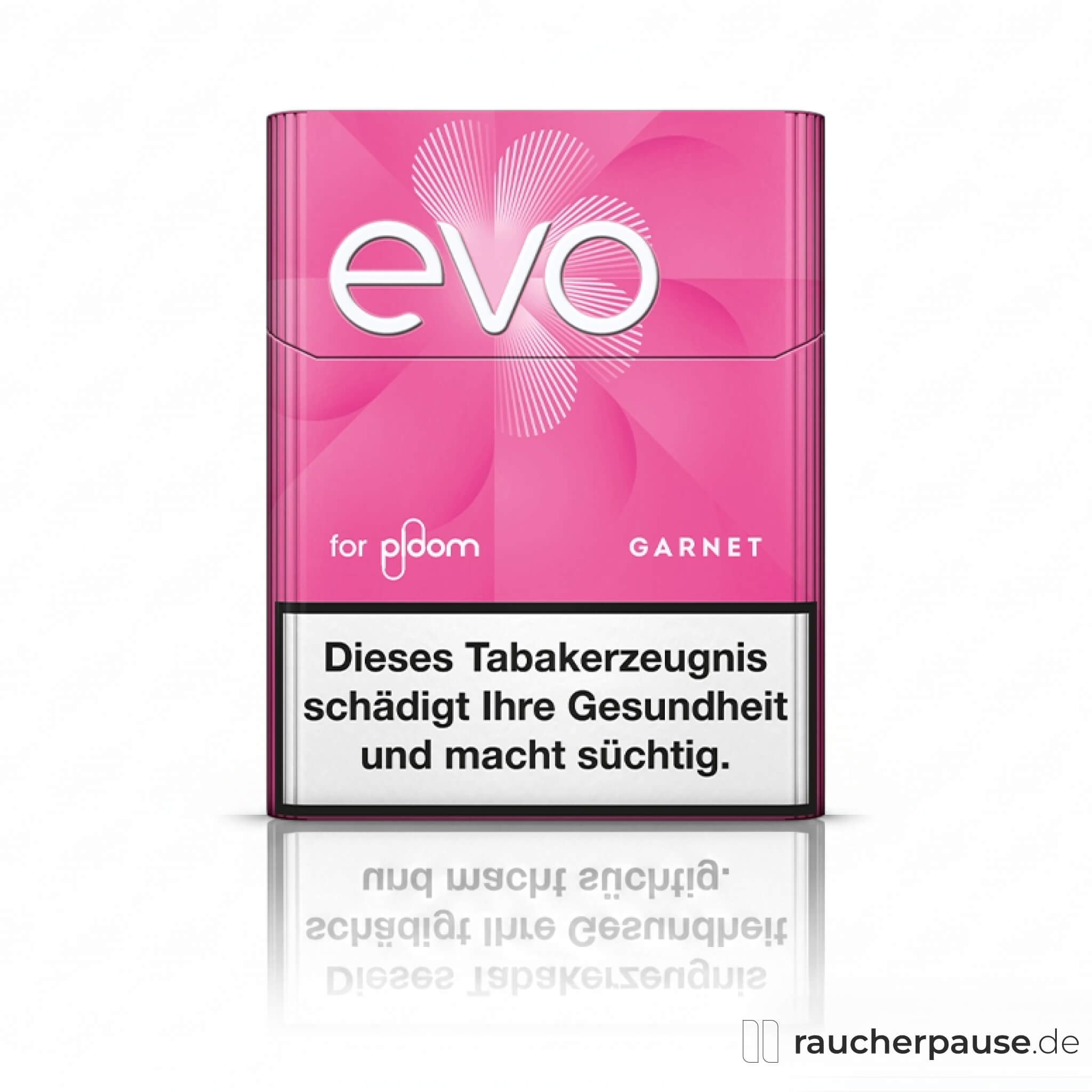 EVO Garnet Tabaksticks | Für Ploom Tabakerhitzer | 20 Stk |Weicher Geschmack