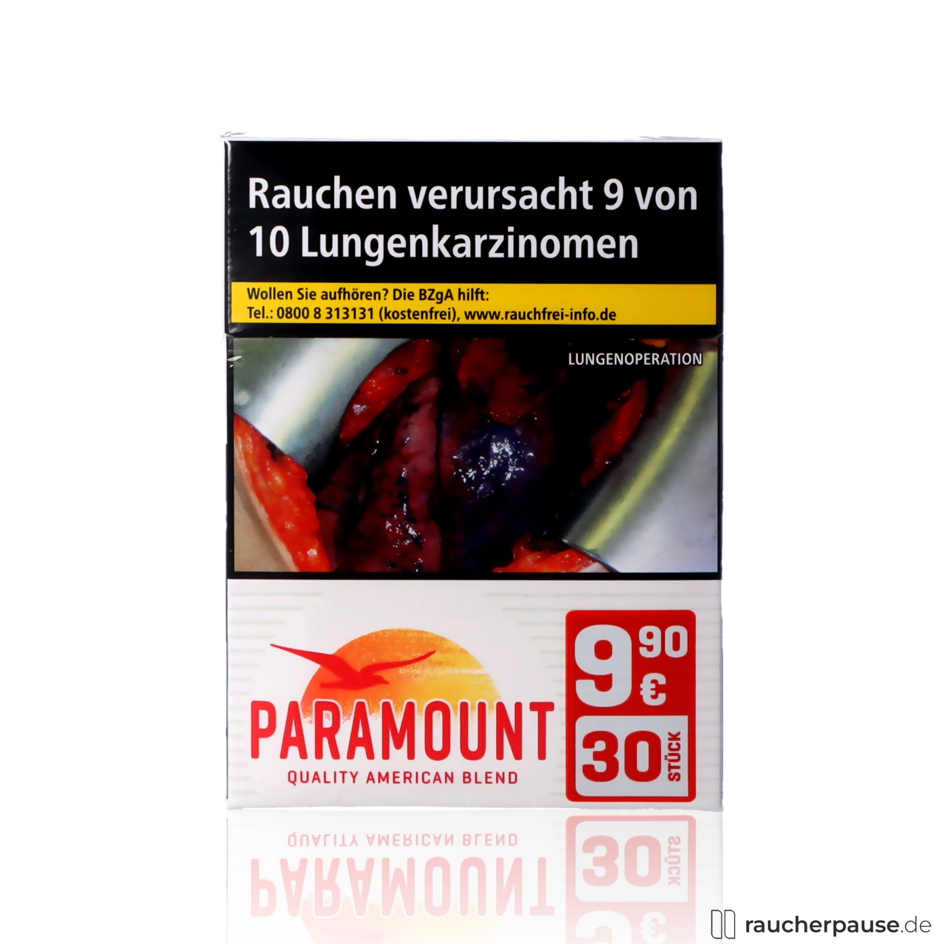 Paramount Red Zigaretten | 30 Stk. pro Packung | American Blend, kräftig-würzig