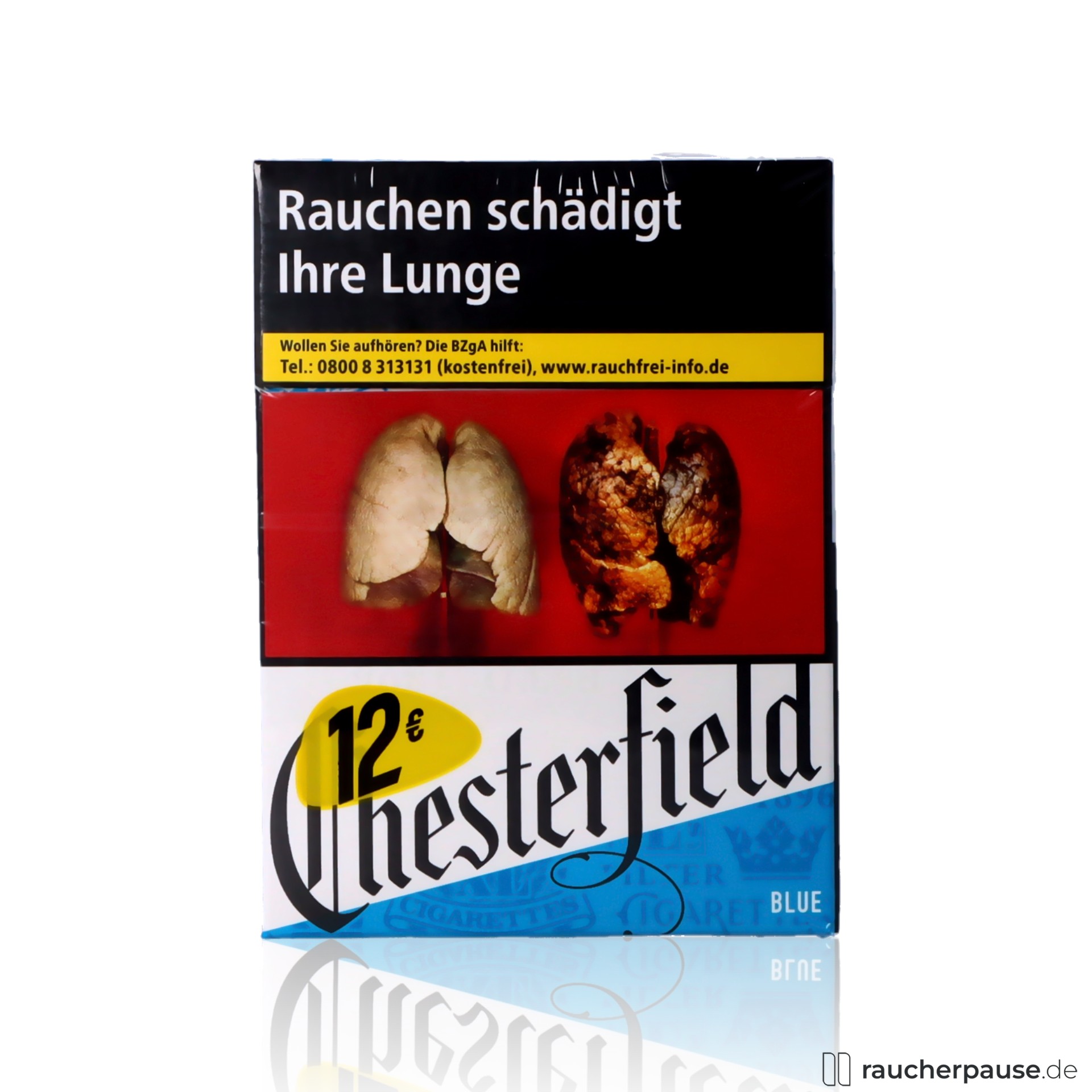 Chesterfield Blue 2XL Zigaretten Stange | 31 Stk. pro Packung | American Blend Chesterfield Blue 2XL Zigaretten Stange | 31 Stk. pro Packung | American Blend