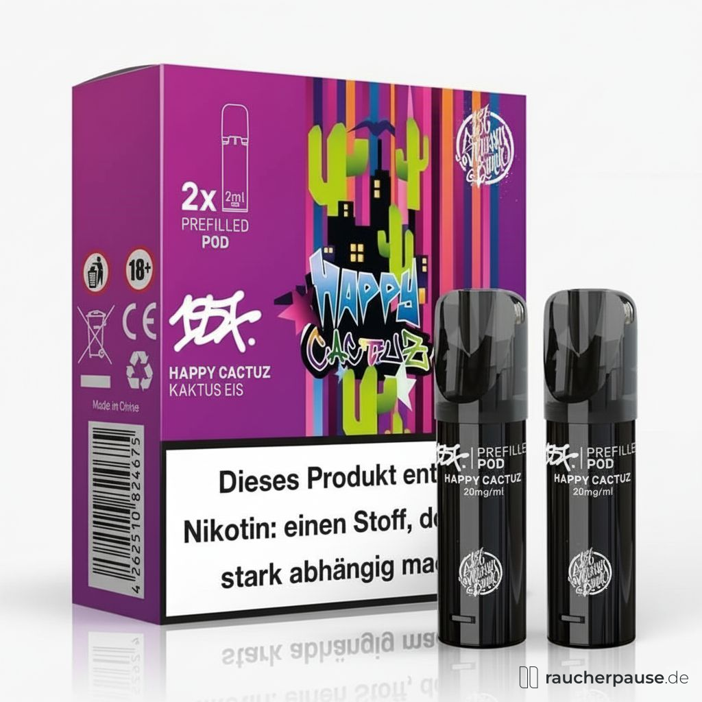 187 Straßenbande Pods | Happy Cactuz | 20mg/ml Nikotin | Süßes Kaktuseis
