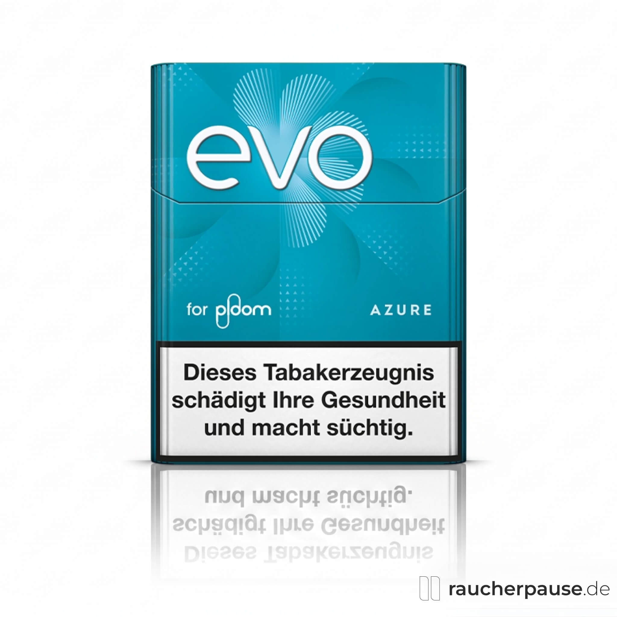 EVO Sticks Azure Tabaksticks für Ploom | 20 Stück | Sanfte Frische & milder Tabakgeschmack
