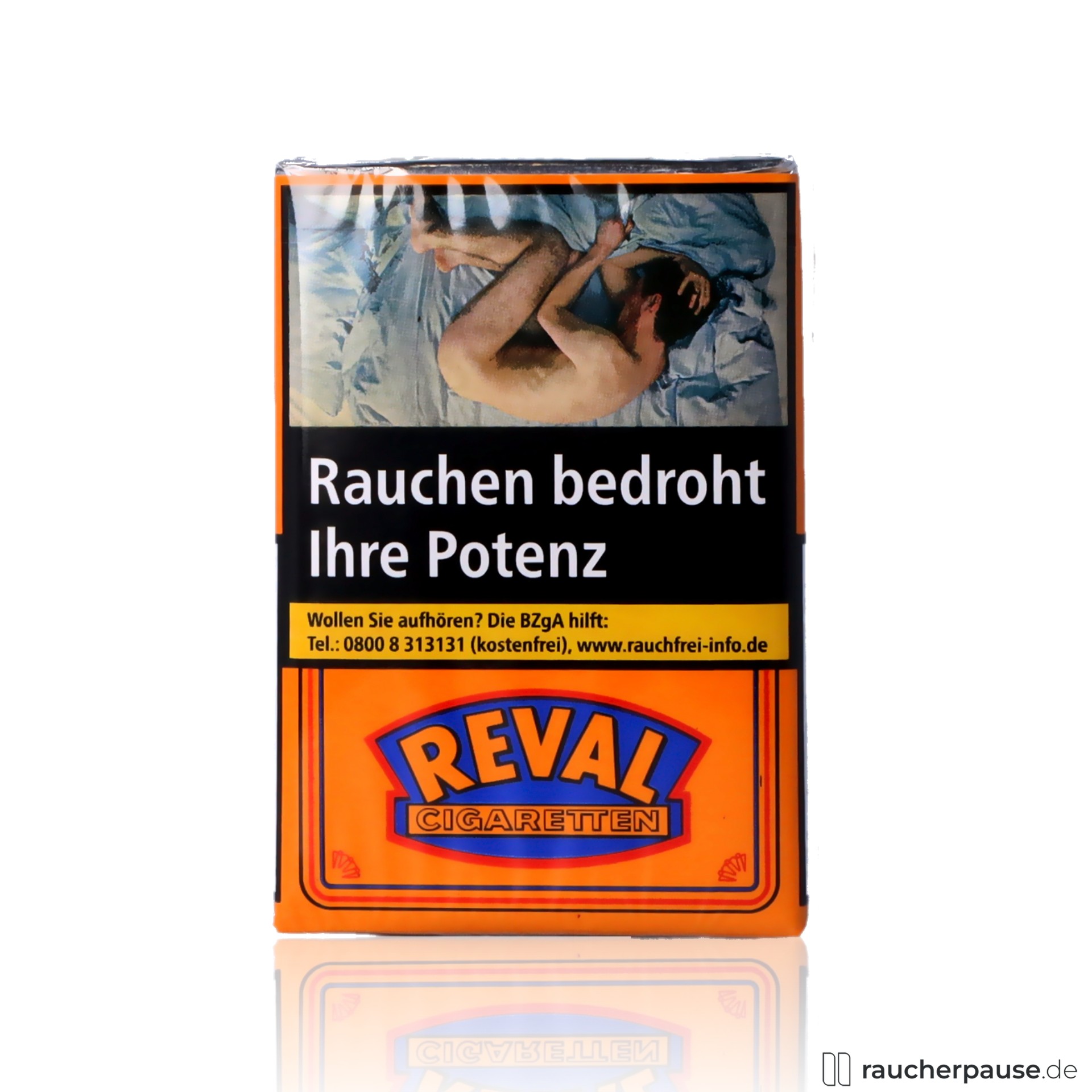 Reval Zigaretten ohne Filter | 20 Stk. pro Packung Softpack | Intensiver Tabakgeschmack