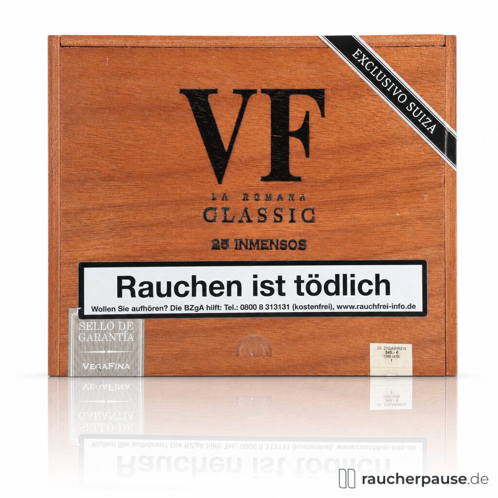 VegaFina Classic Inmensos Zigarrenkiste mit 25 Zigarren