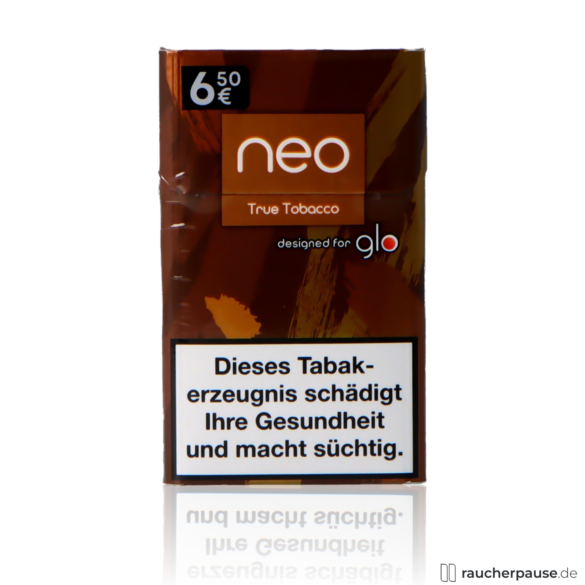 Neo True Tobacco für GLO | 20 Stück | Echter Tabakgeschmack neo, neo true tobacco fuer glo stueck echter tabakgeschmack , packshot vorderseite