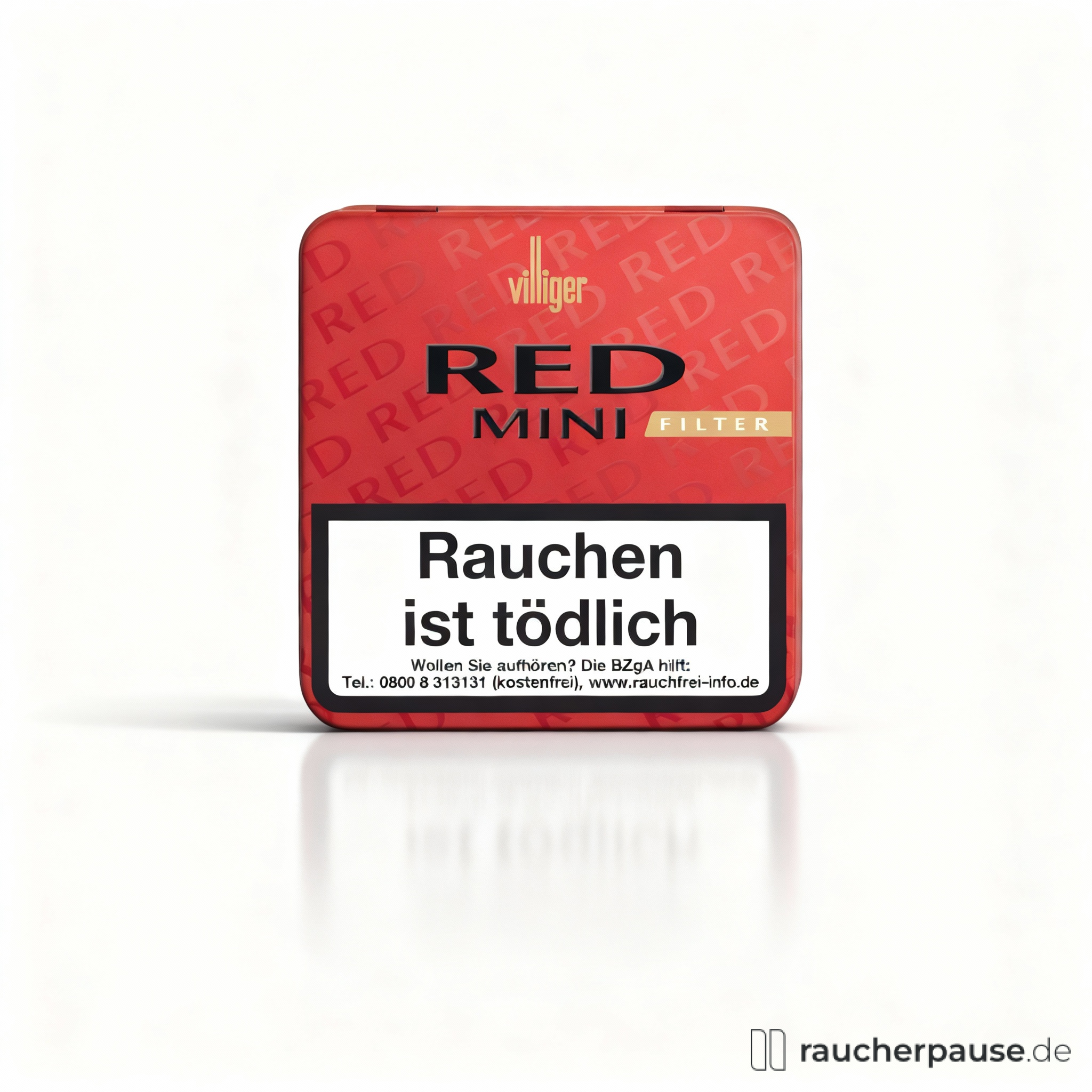 Villiger Red Mini Filter Long