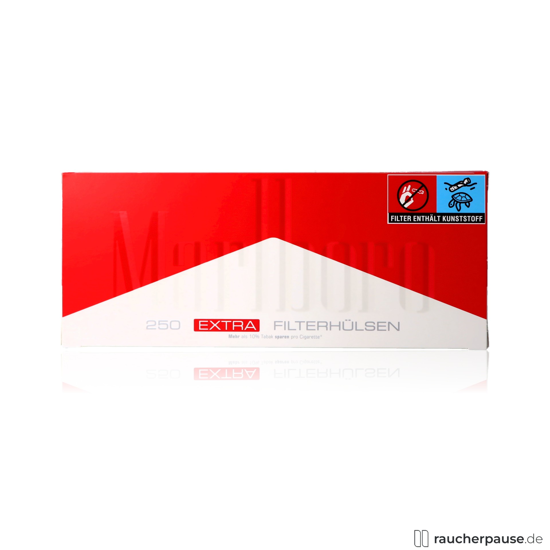 Marlboro Rot Extra Filterhülsen | 250 Stück | 84mm Länge