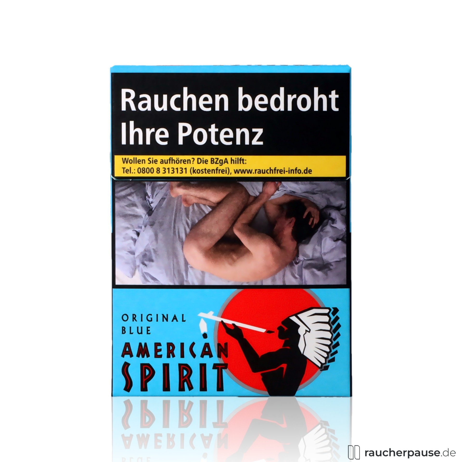 American Spirit Blue Zigaretten | 20 Stk. pro Packung | 100% reiner Tabak ohne Zusätze