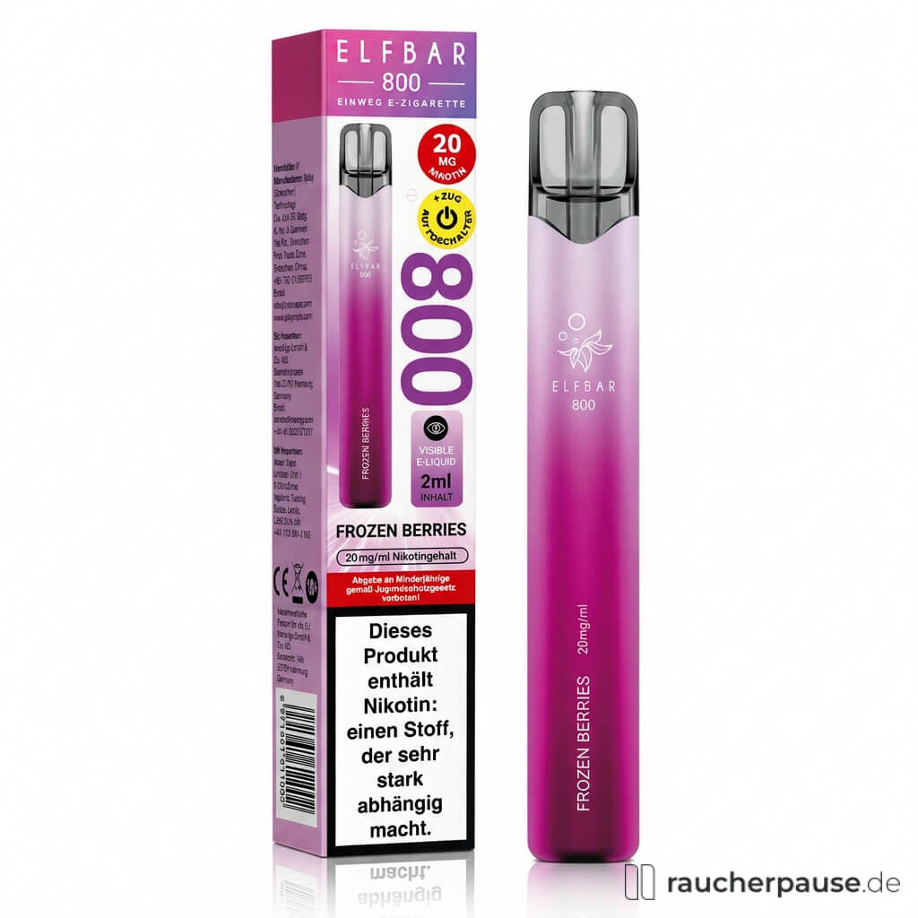 ELFBAR 800 Frozen Berries | 20 mg/ml Nikotin | bis zu 800 Züge