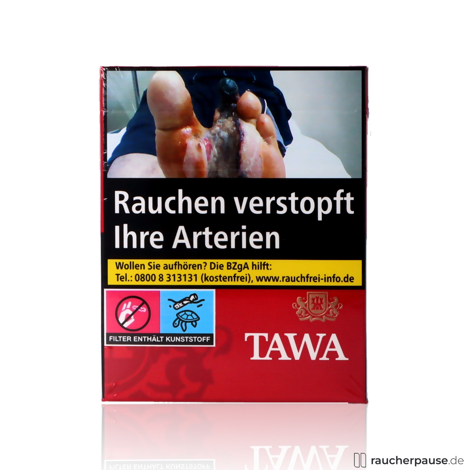 Tawa Red Big Pack Zigaretten | 23 Stk. pro Packung | Intensiver American Blend Geschmack Tawa Red Big Pack Zigaretten | 23 Stk. pro Packung | Intensiver American Blend Geschmack