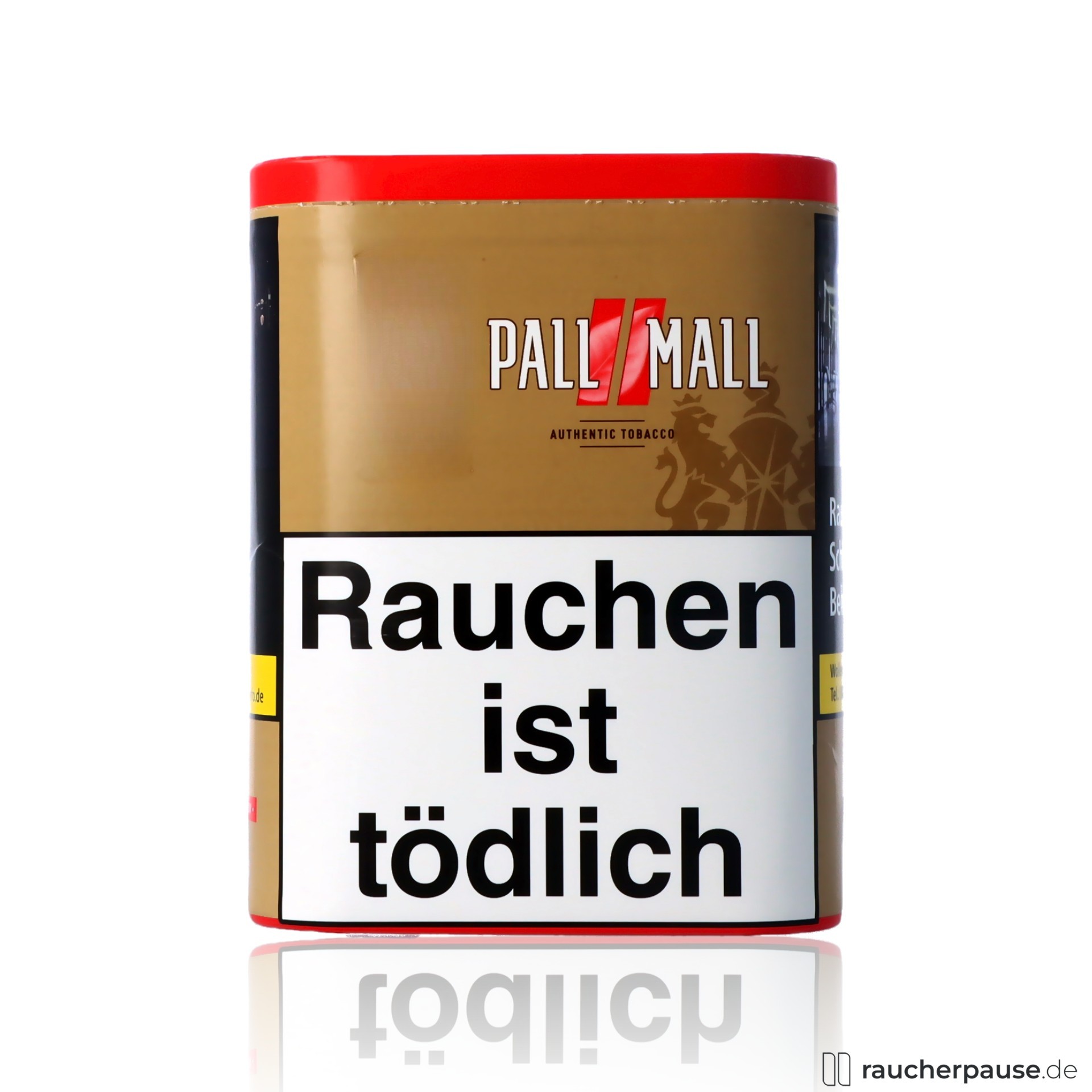 Pall Mall Authentic Red XXL | Volumentabak 75g Dose | Ohne Aromazusätze
