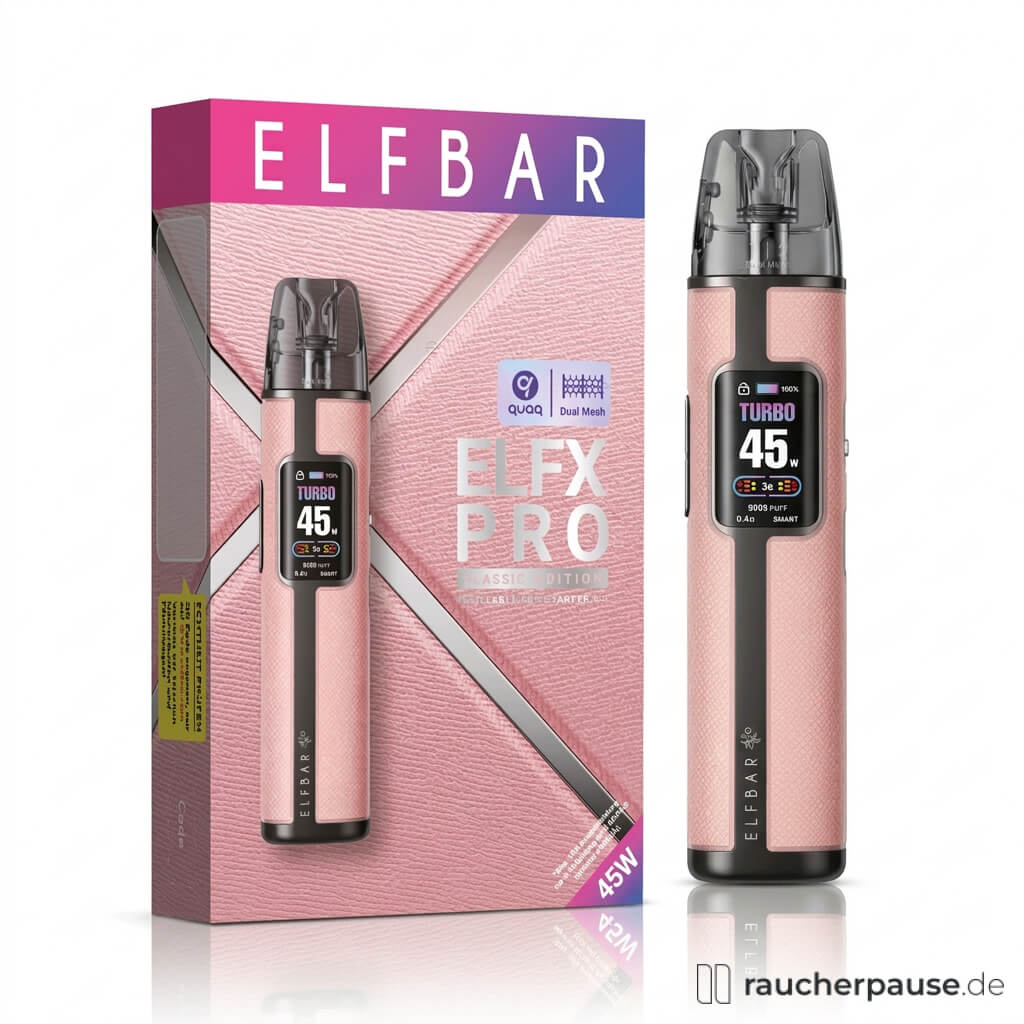 ELFBAR ELFX Pro Classic Edition Pink | 1200 mAh | 45 Watt