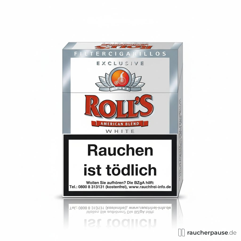 Villiger Zigarillos Rolls Exclusive White | Mild & Würzig | 84,5mm | Ecuador Deckblatt