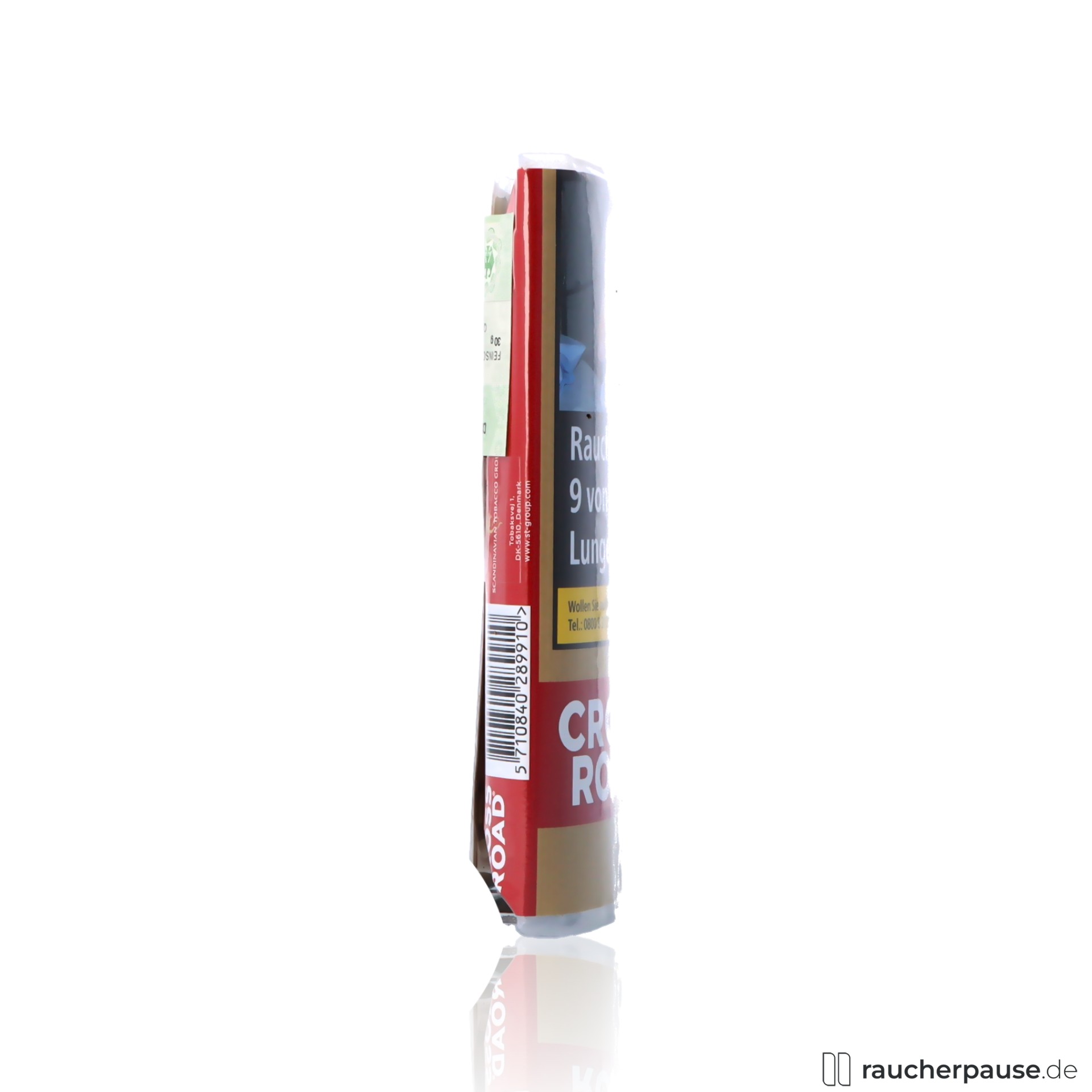 crossroad original red drehtabak 30g pouch ohne zusatzstoffe american blend , packshot vorderseite