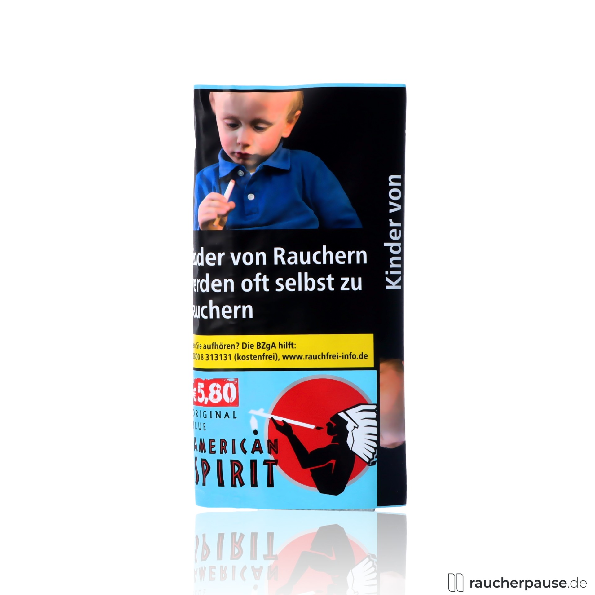 American Spirit Orig. Blue Tabak | 30g Pouch | Ohne Zusätze | Feinschnitt