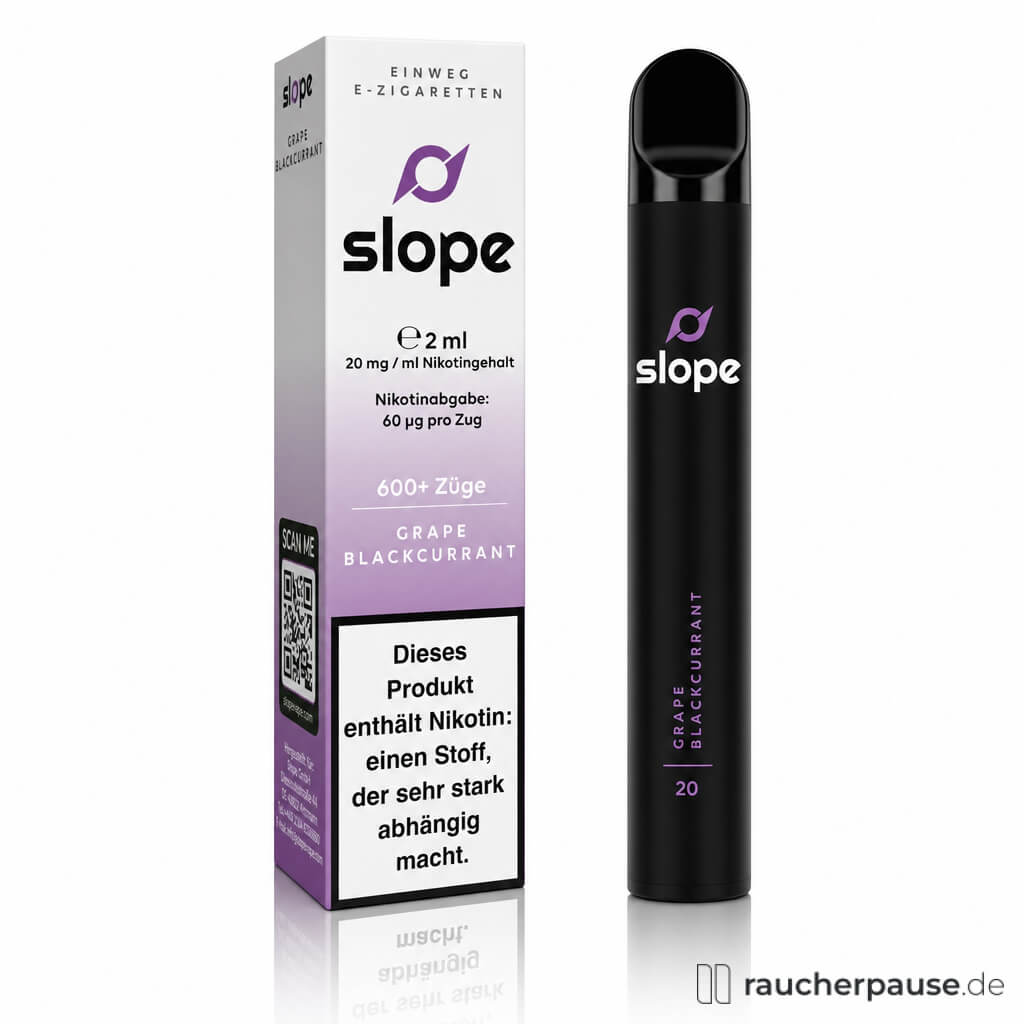Slope Grape Blackcurrant 20 mg | 20 mg/ml Nikotin
