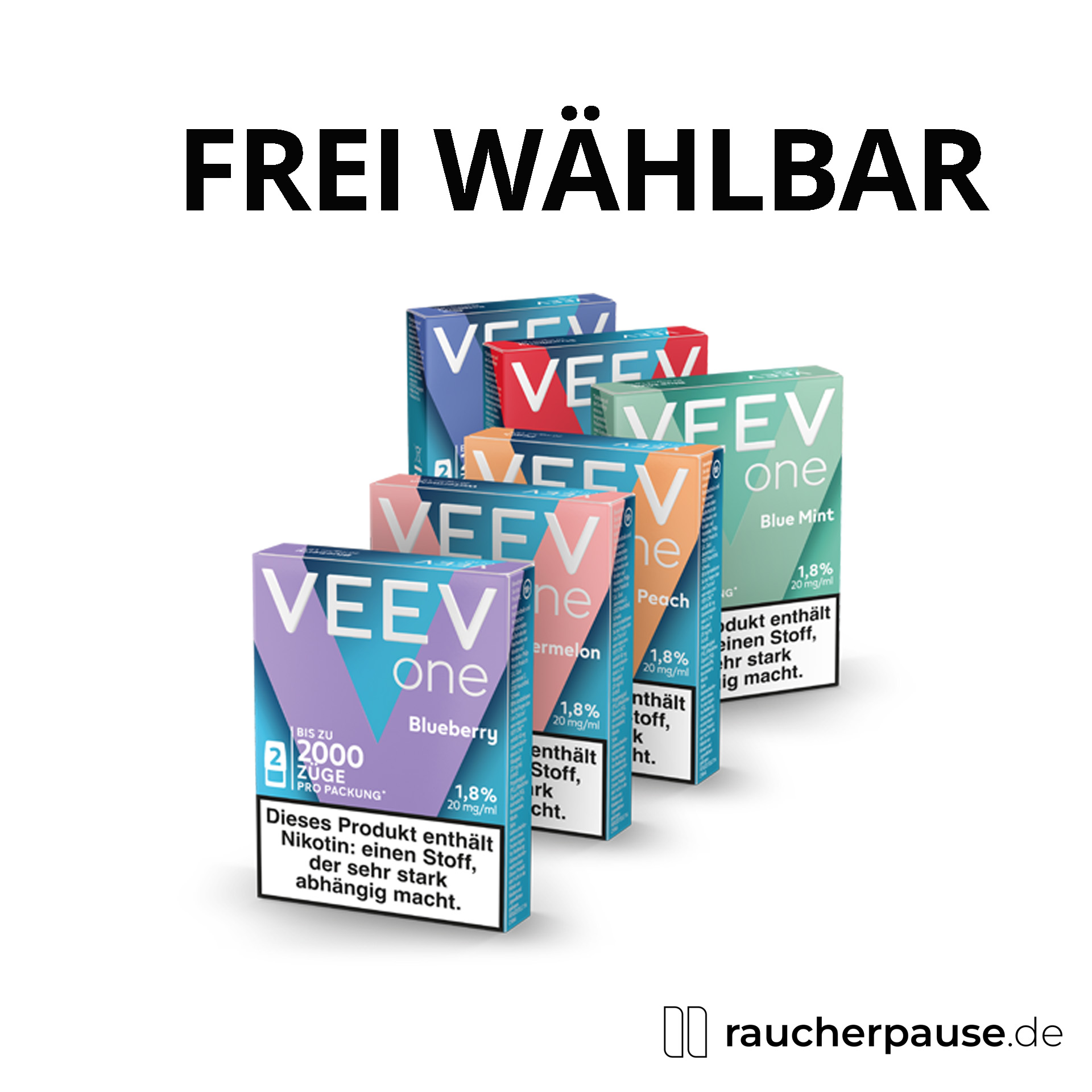 💥AKTION💥 VEEV One Pods Probierset 6x2 Pods | FREI WÄHLBAR