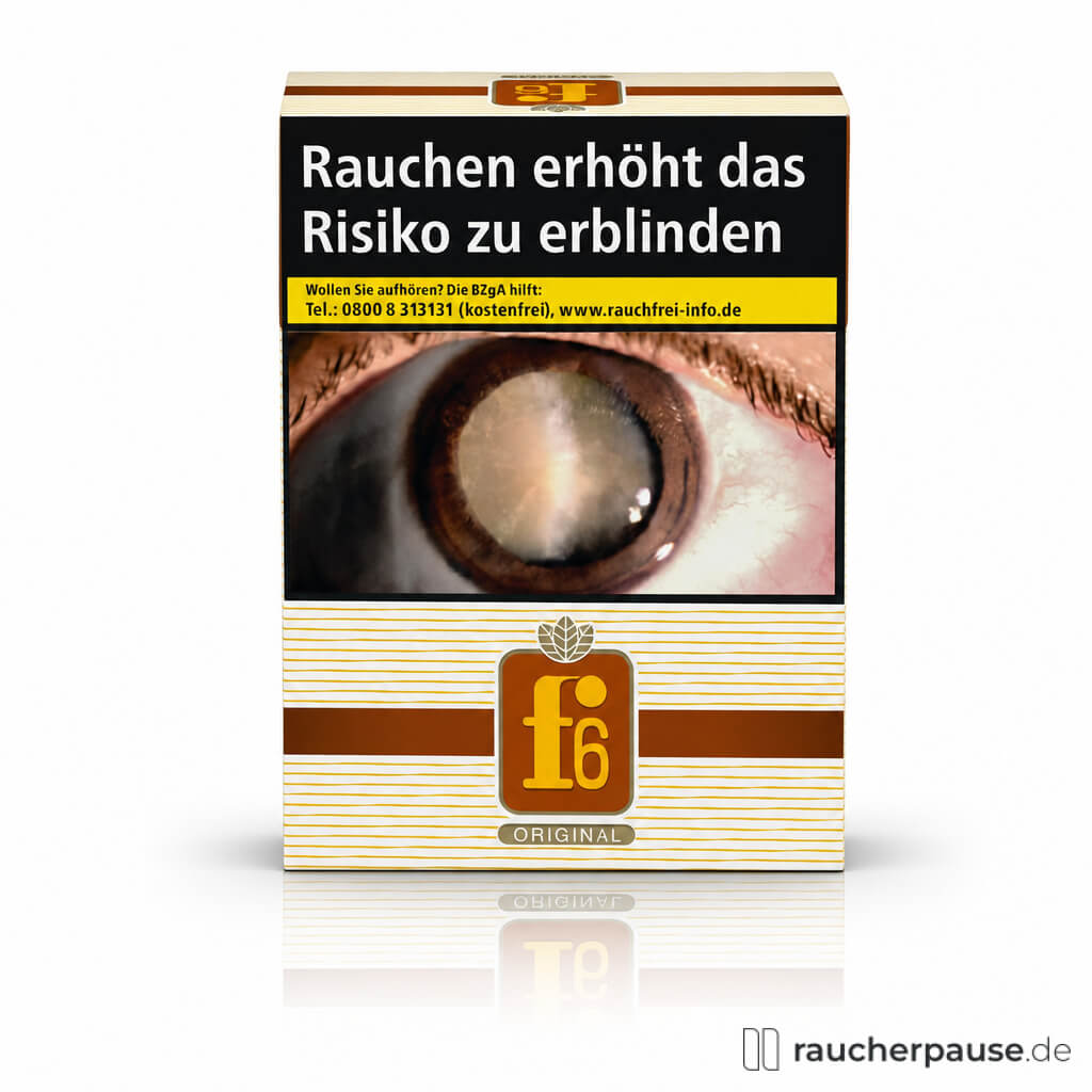 f6 Original Zigaretten | 20 Stk. pro Packung | King Size | Voll-würziger Geschmack