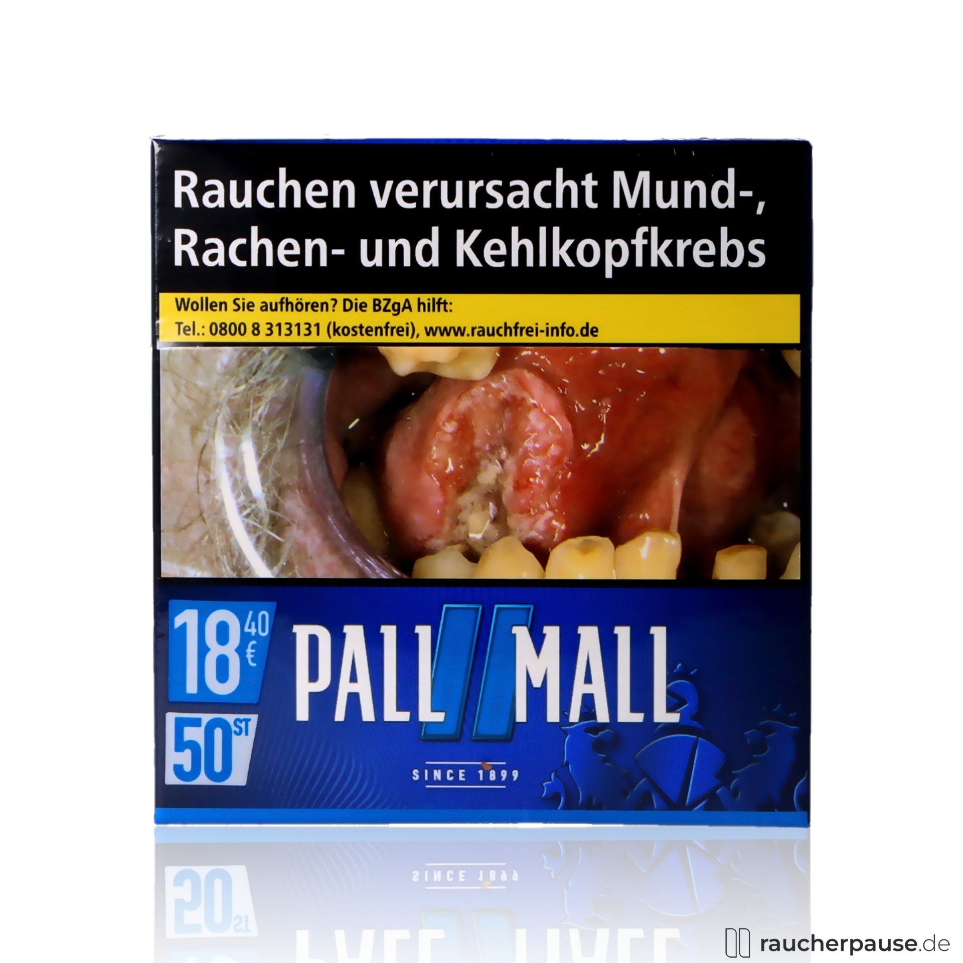 Pall Mall Blue Jumbo Zigaretten | 50 Stk. pro Packung | Fein-würziges Aroma