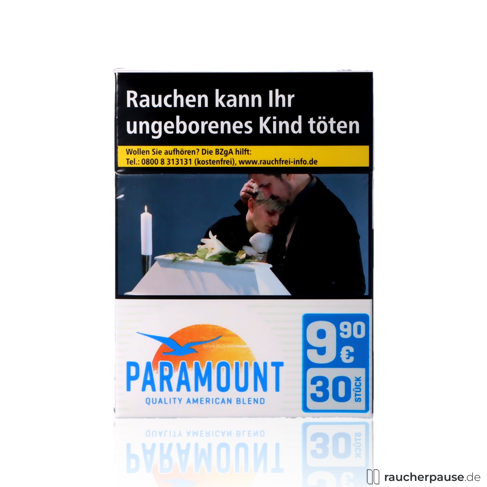 Paramount Blue Zigaretten | 30 Stk. pro Packung | King Size | American Blend