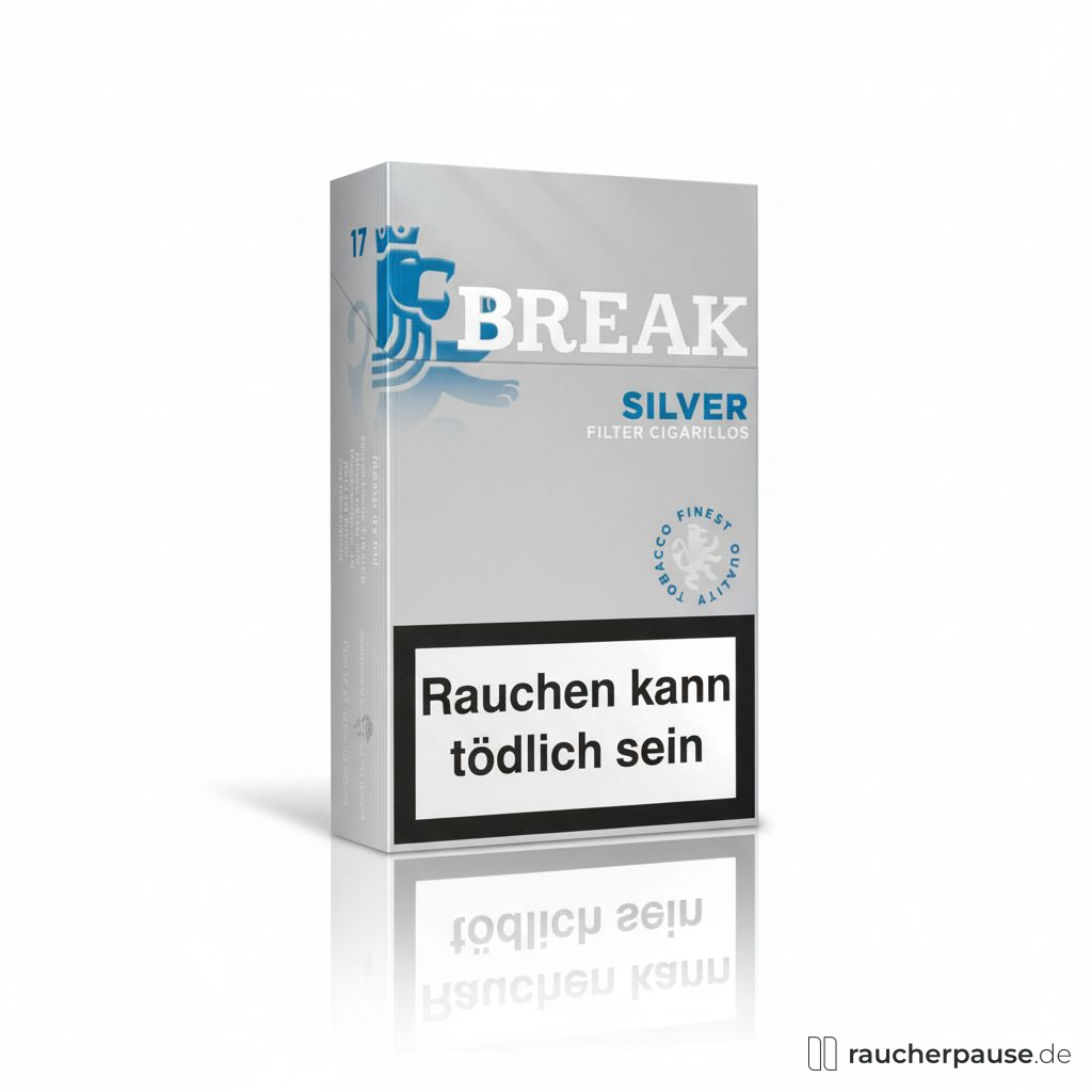 Break Silver Filter-Cigarillos | King Size | American Blend | 17 Stk. Packung Break Silver Filter-Cigarillos | King Size | American Blend | 17 Stk. Packung