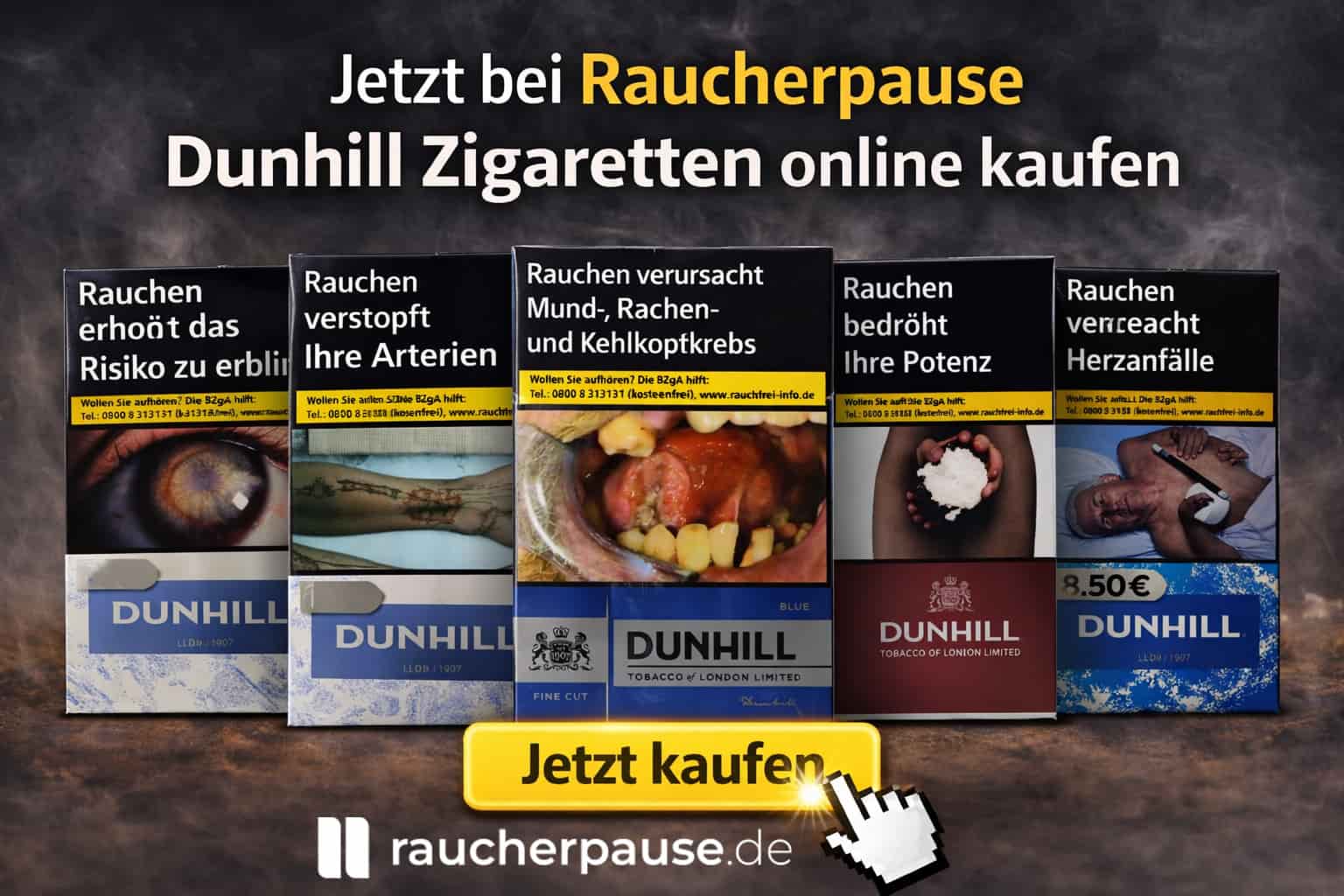 Dunhill Zigaretten kaufen – verschiedene Varianten im Überblick online bestellen