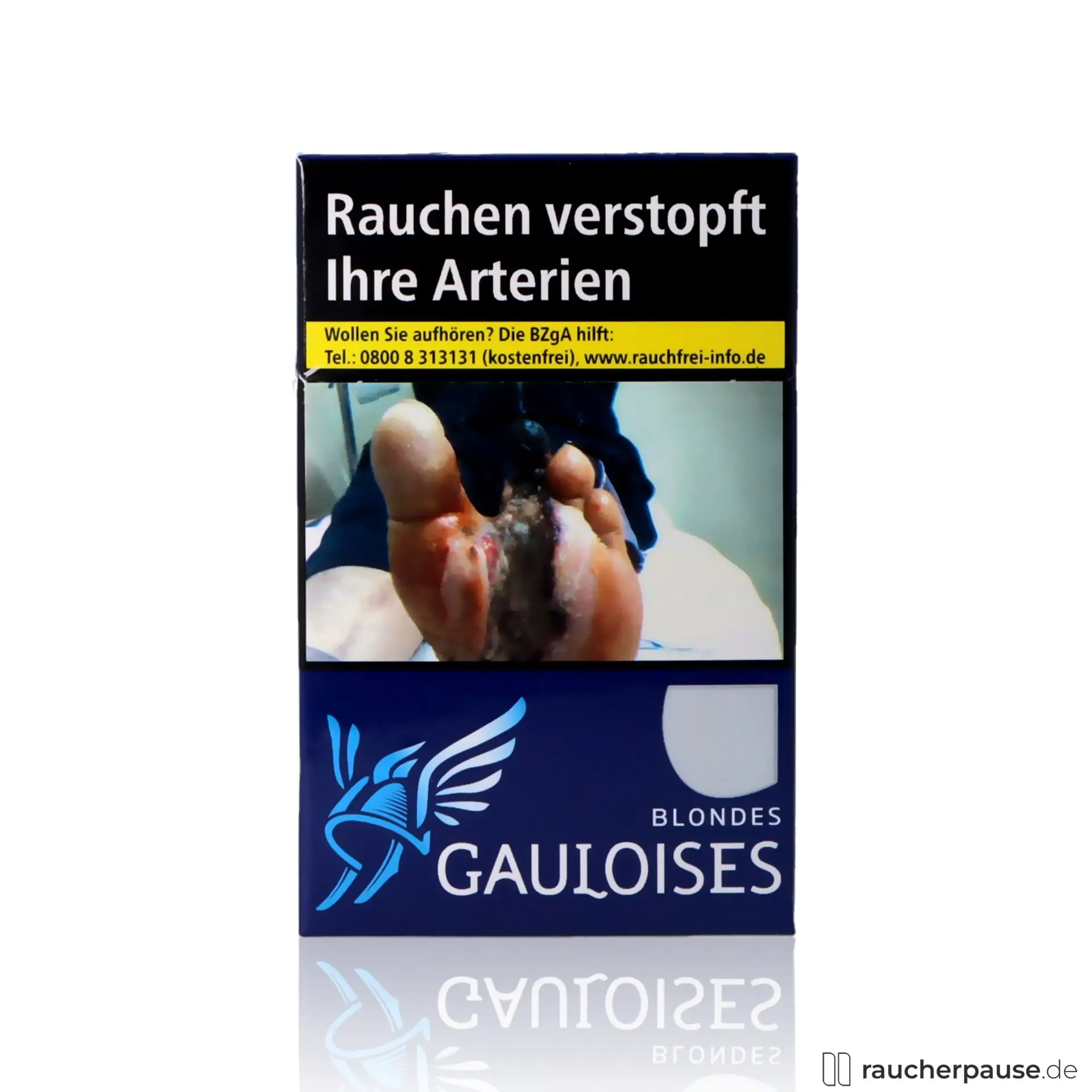 Gauloises Blondes Blau Zigaretten | 20 Stk. pro Packung | Intensiv-würziger Geschmack