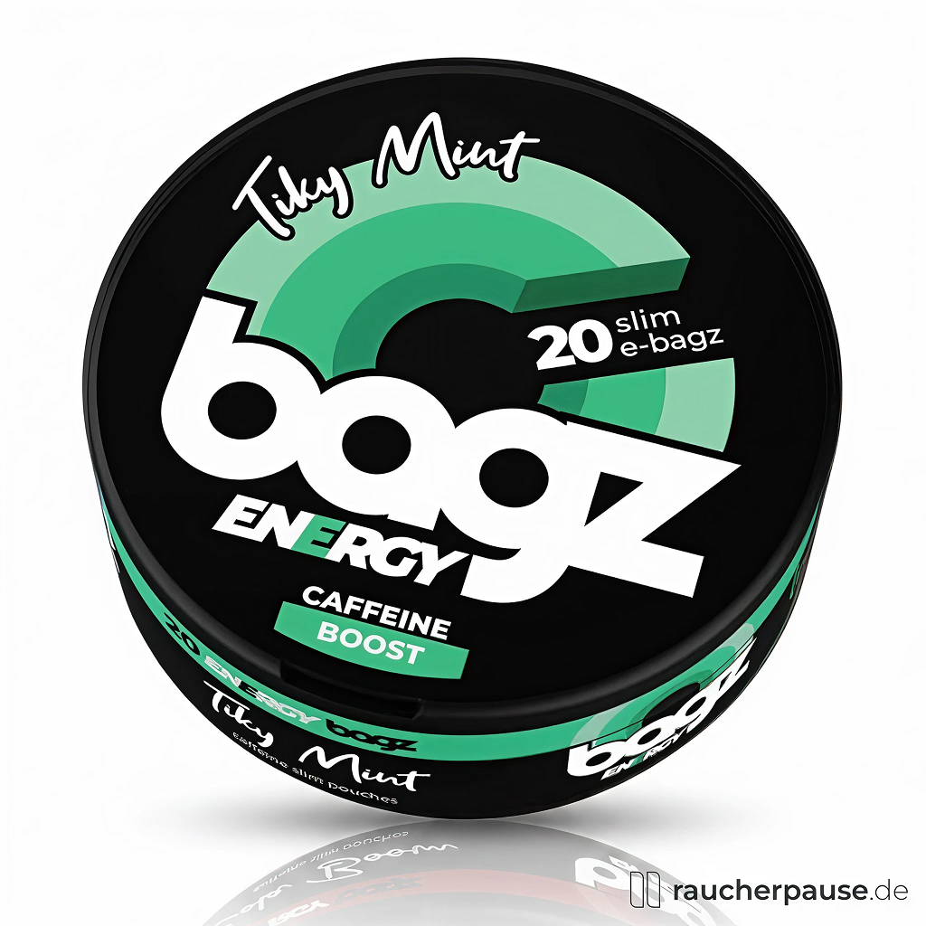 BAGZ Energy Tiky Mint Koffein Pouches mit Minz-Geschmack