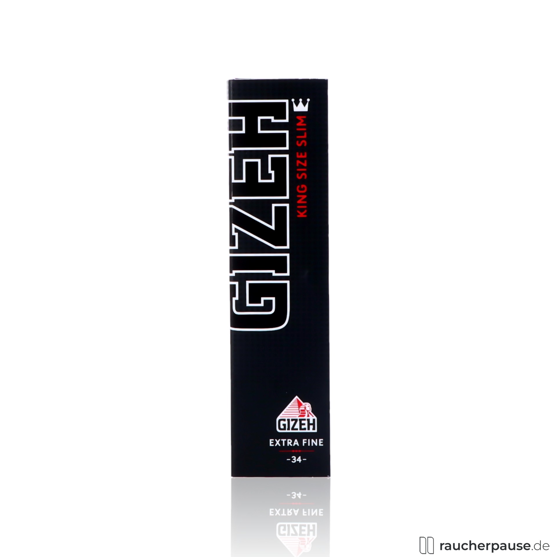 Gizeh Black Extra Fine King Size Slim | Zigarettenpapier | 34 Blättchen