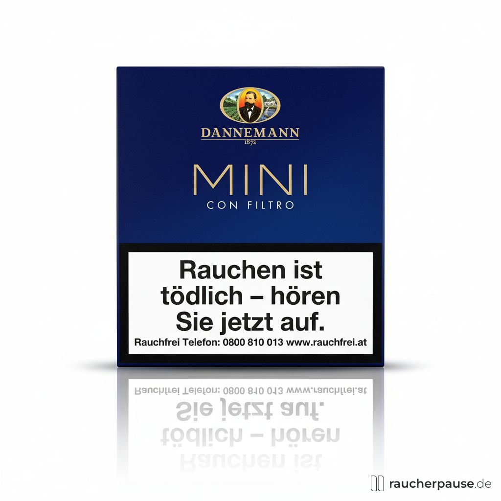 Dannemann Mini con Filtro Cigarillos | 20er Pack | Vanille, fruchtig-holzig | 92mm Dannemann Mini con Filtro Cigarillos | 20er Pack | Vanille, fruchtig-holzig | 92mm