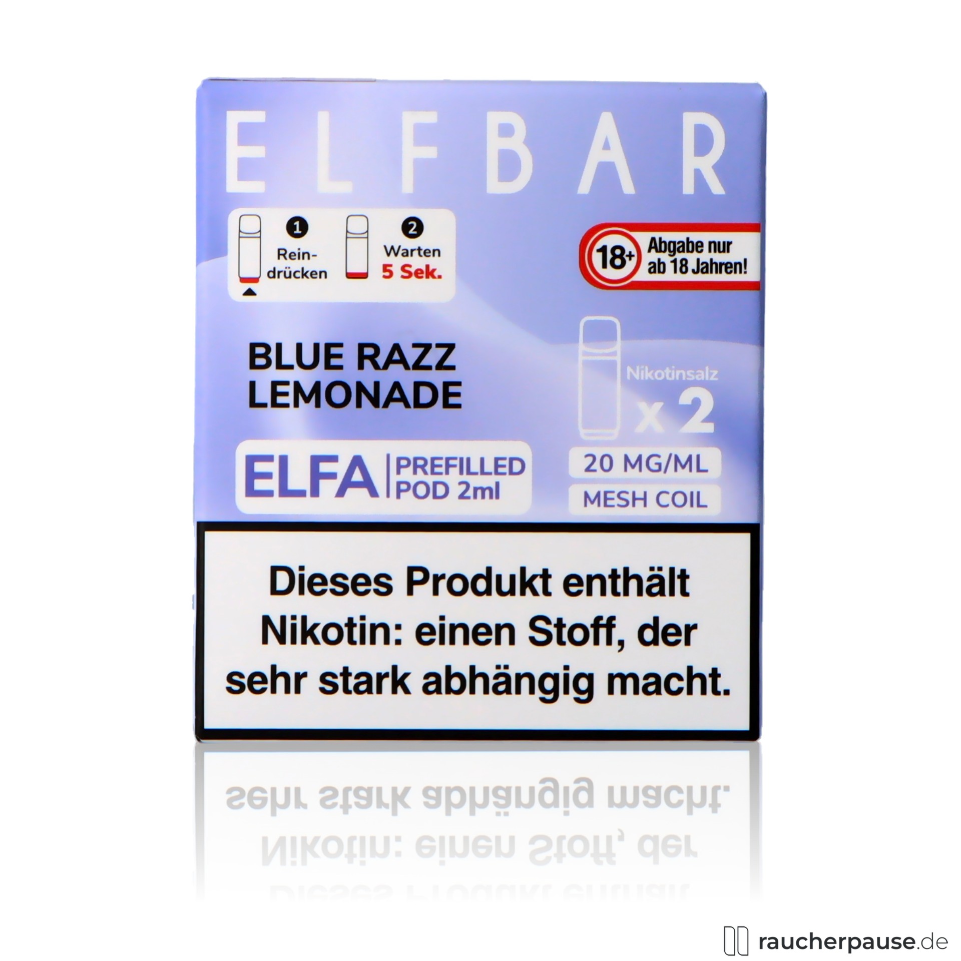Elf Bar Elfa Blue Razz Pods kaufen s & spritzig 20mg Elf Bar Elfa Blue Razz Pods kaufen s & spritzig 20mg