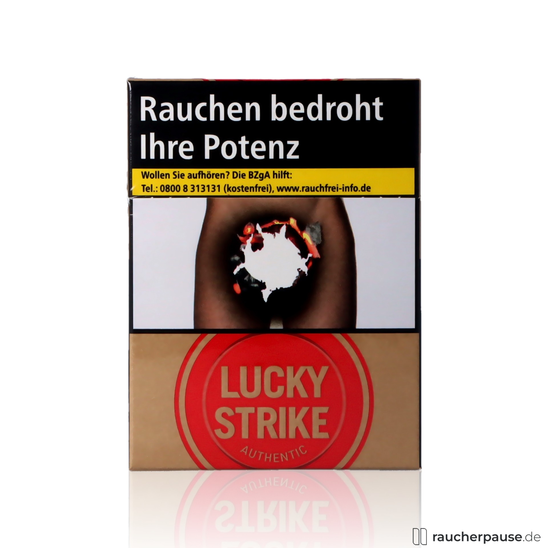 Lucky Strike Authentic Red Zigaretten | 23 Stk. pro Packung | Ohne Zusätze