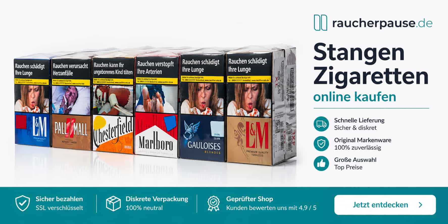 Stangen Zigaretten kaufen – große Auswahl an Marken günstig online bestellen