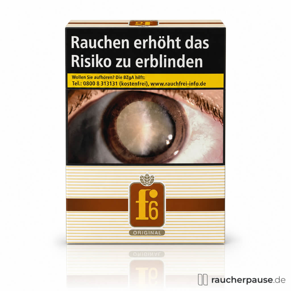 f6 Original 2XL Zigaretten | 30 Stk. pro Packung | Intensiv-würziger Geschmack