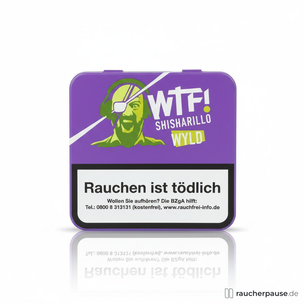 WTF! Wyld Shisharillo Traube 20er | Mild | Ecuador Deckblatt | Fruchtig-süßes Aroma
