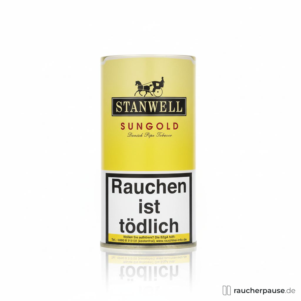 Stanwell Sungold Pfeifentabak | 40g Pouch | Pfirsich-Vanille Aroma | Mild & Fruchtig