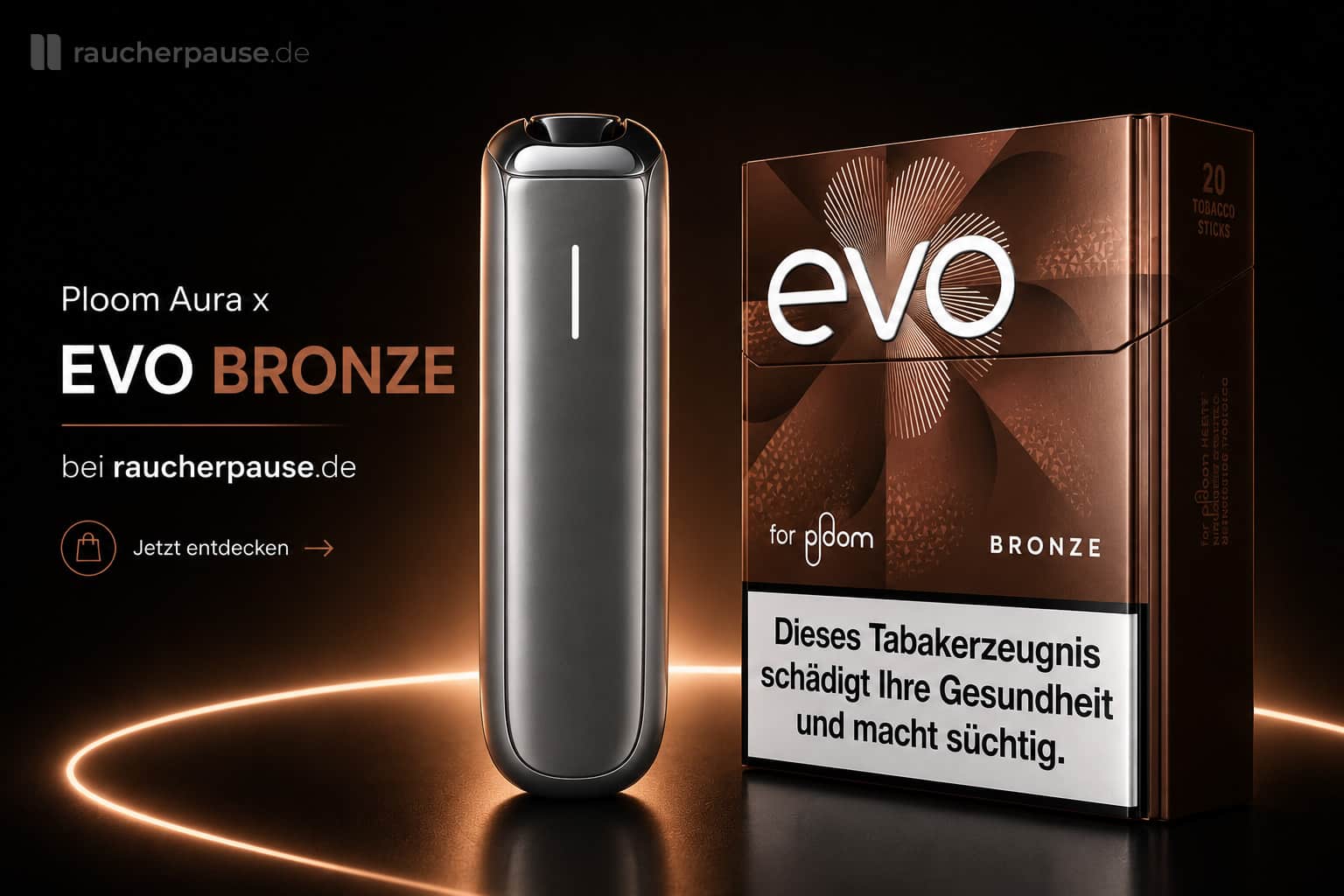 Ploom Aura x EVO Bronze Tabaksticks