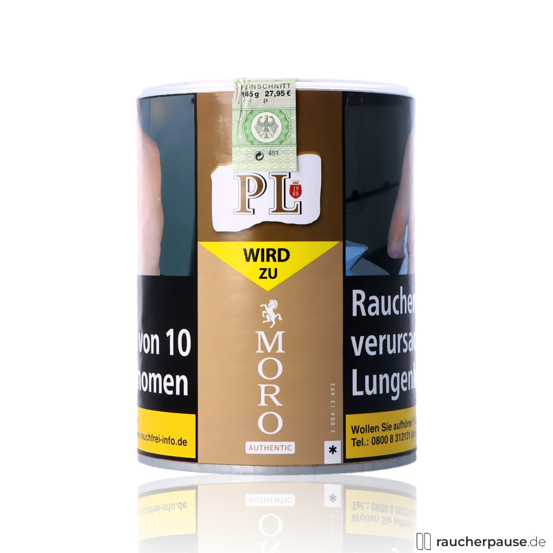 Moro Authentic Tabak | 145g Dose | Feinschnitt Virginia & Orient Mix