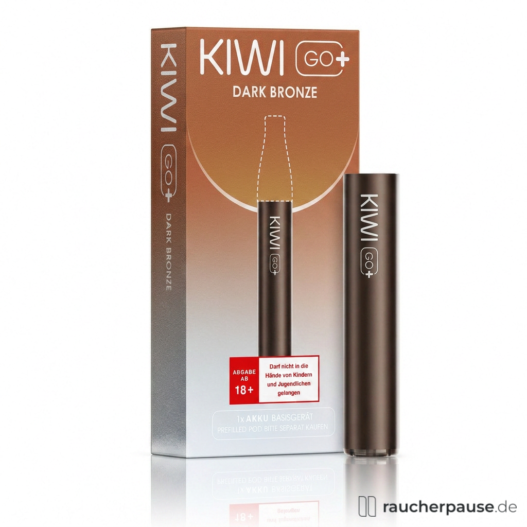KIWI GO+ Dark Bronze Device | 500 mAh Akku | Prefilled Pod-System