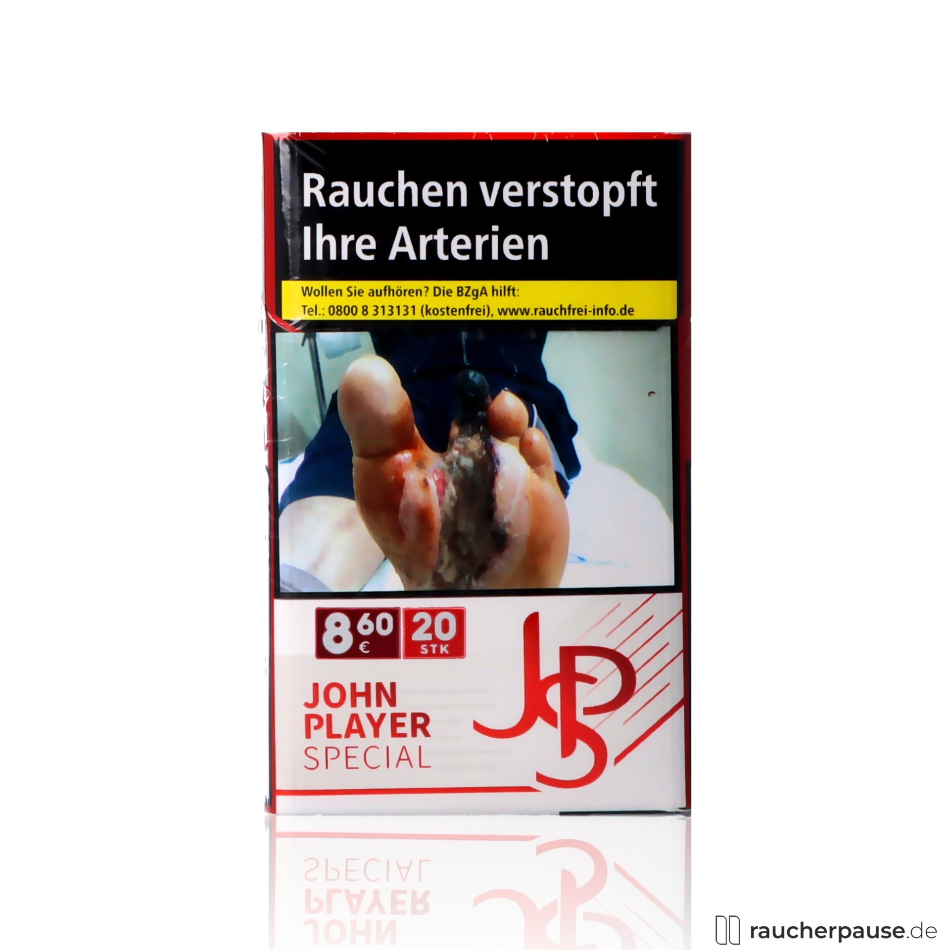 JPS Red Zigaretten | 20 Stk. pro Packung | Intensiver American Blend Geschmack