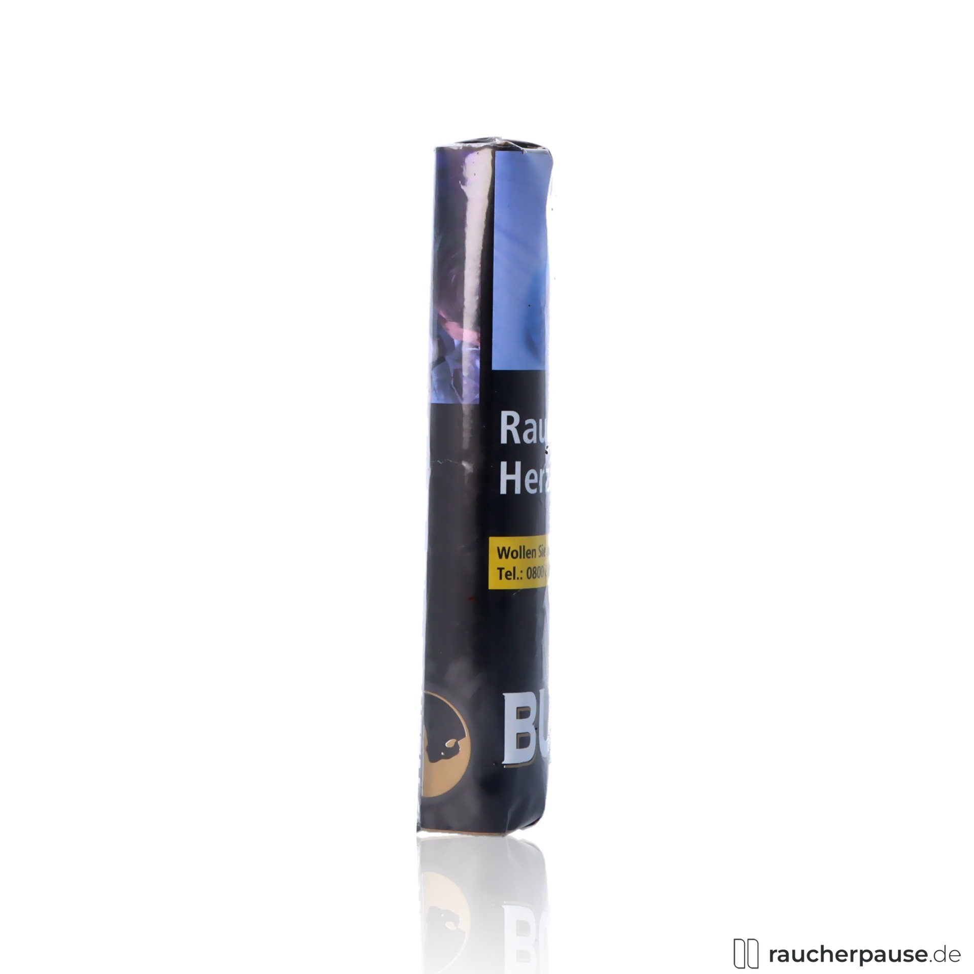 buffalo black feinschnitt drehtabak 40g pouch intensiver geschmack , packshot hinterseite